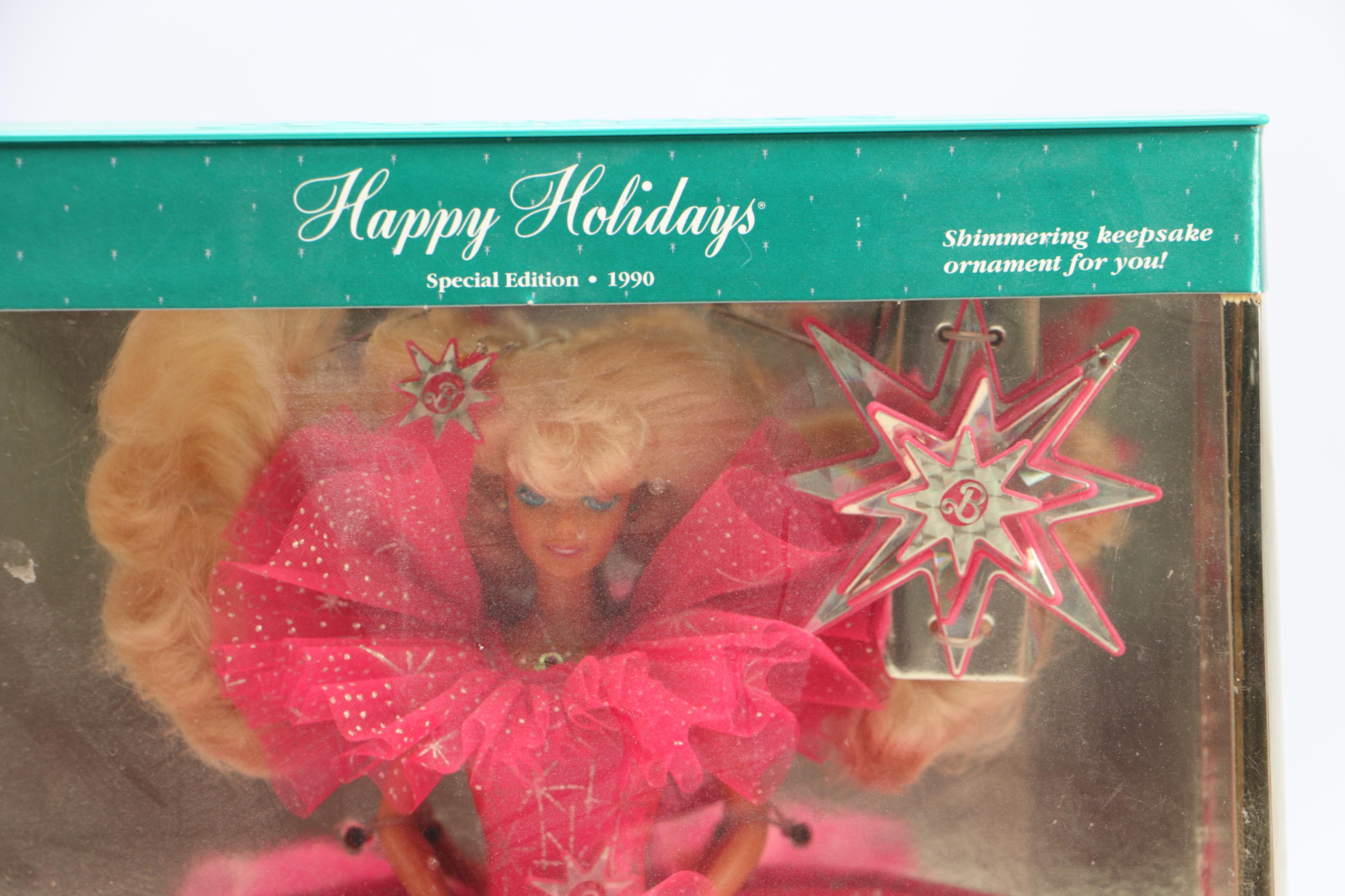 Barbie Dolls Featuring "Happy Holidays"