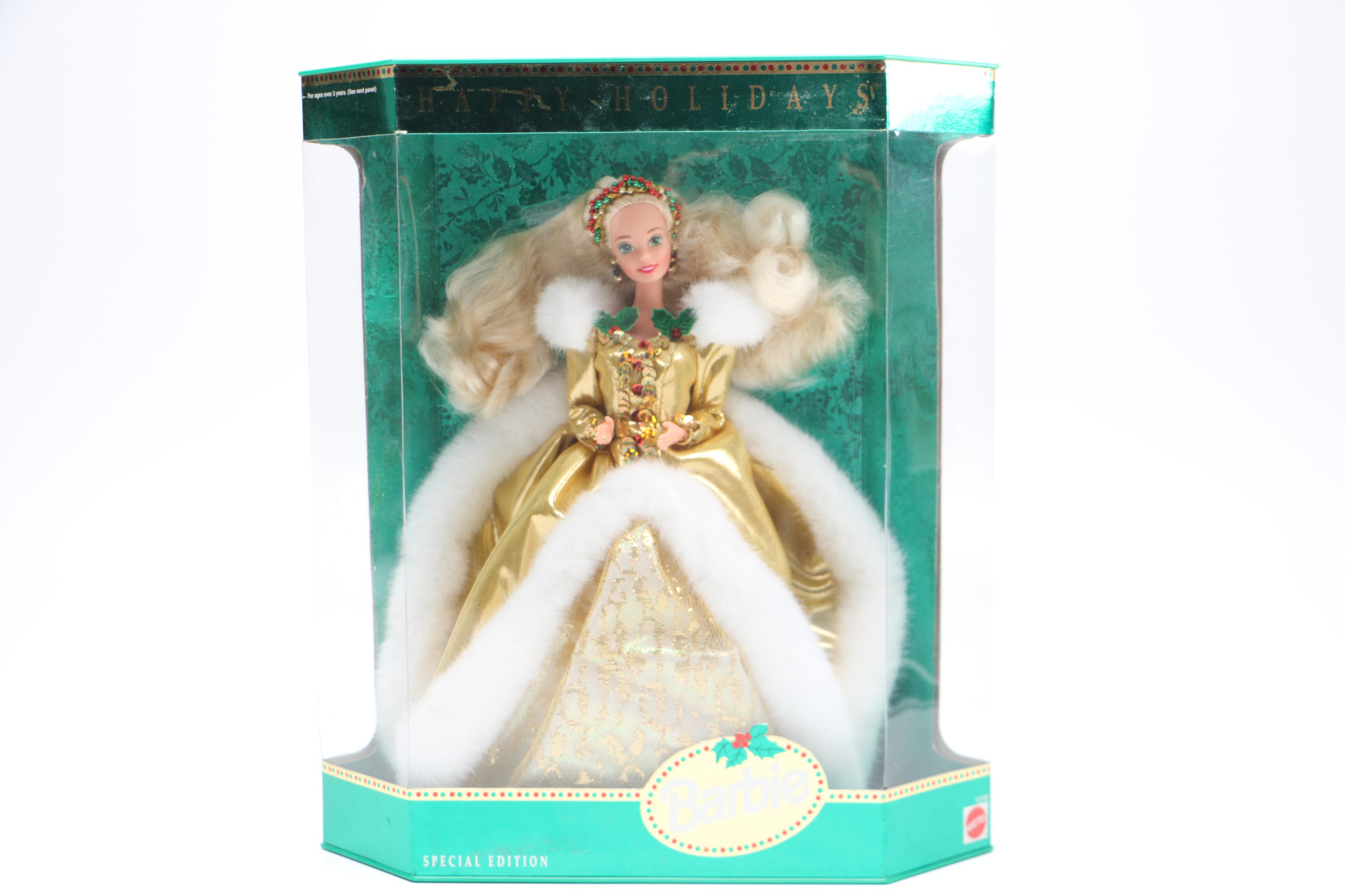 Barbie Dolls Featuring "Happy Holidays"