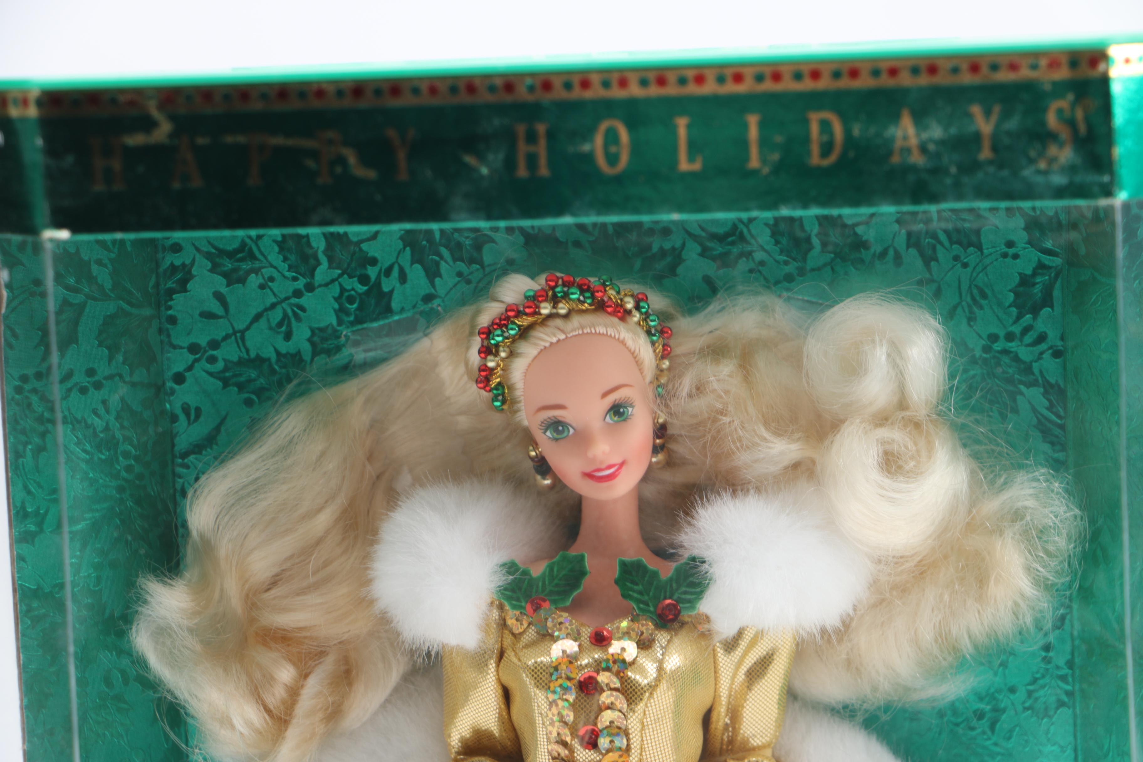 Barbie Dolls Featuring "Happy Holidays"