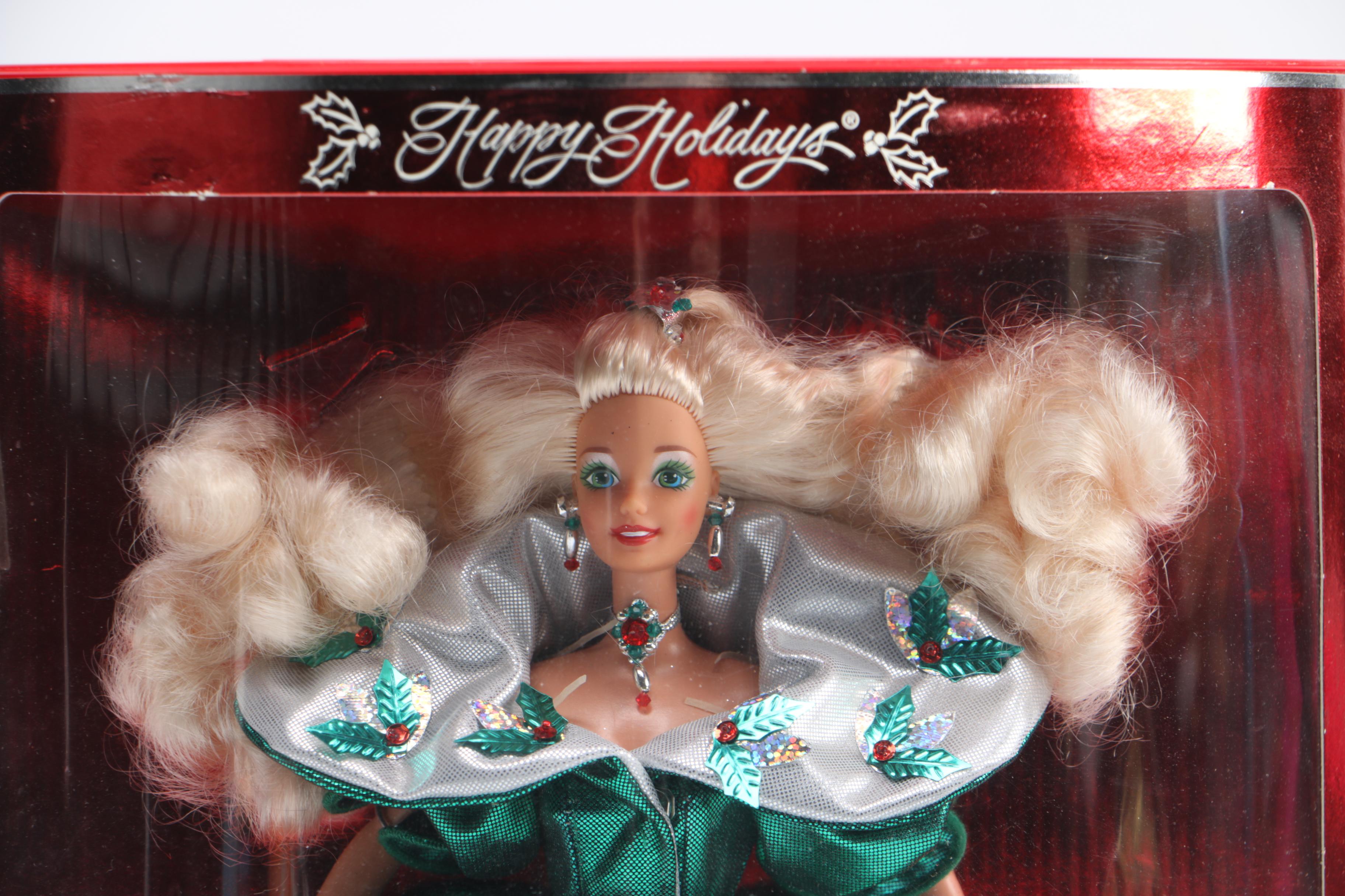 Barbie Dolls Featuring "Happy Holidays"