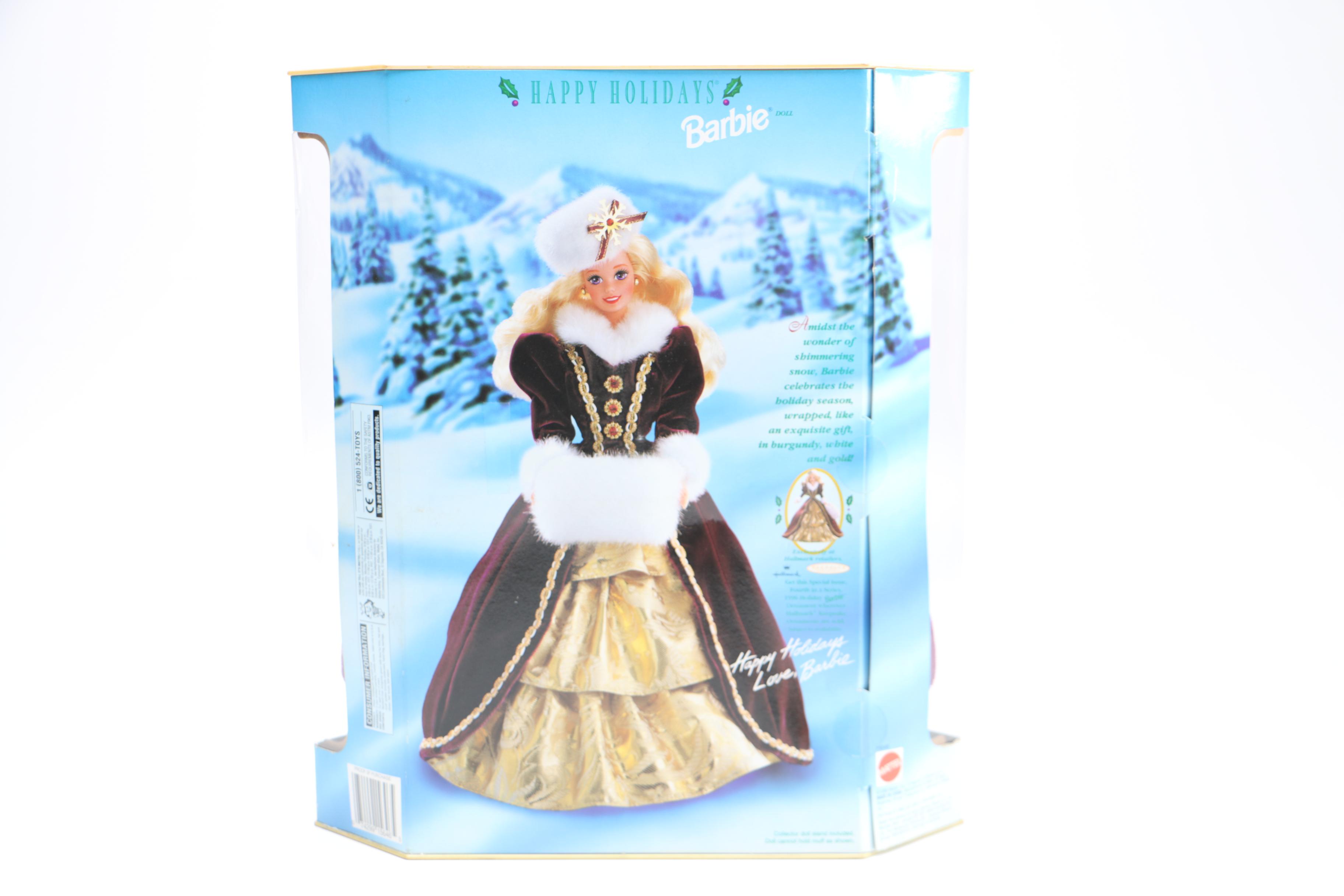 Barbie Dolls Featuring "Happy Holidays"