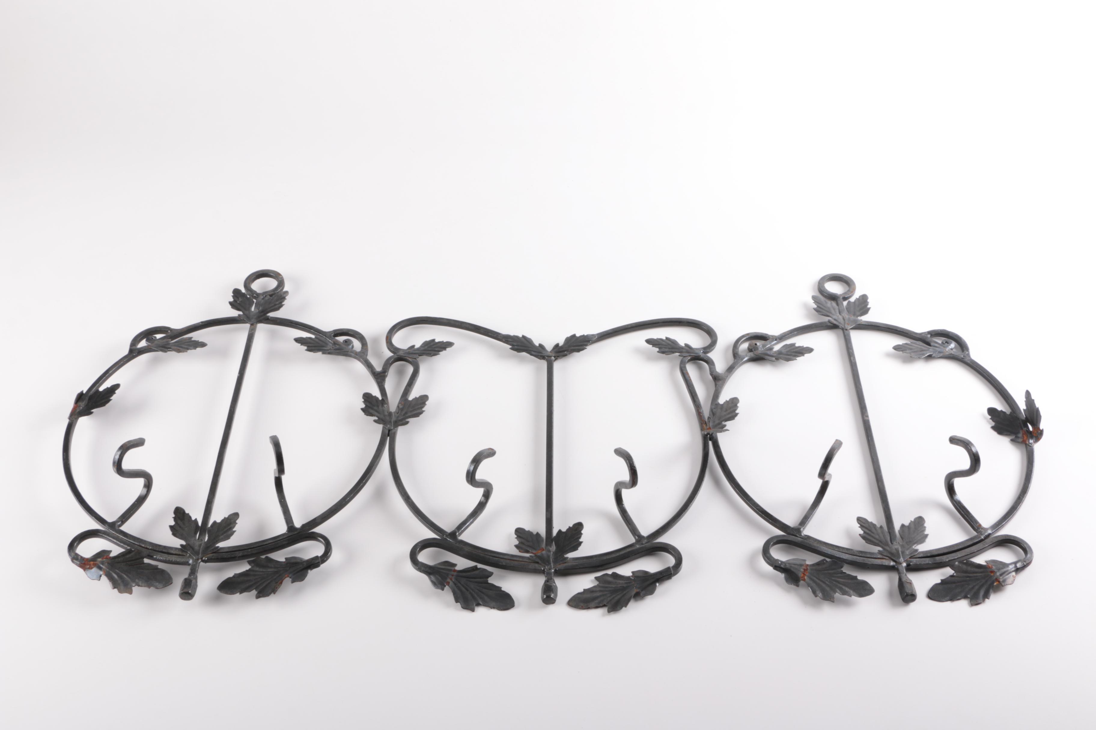 Cast Iron Metal Wall Rack