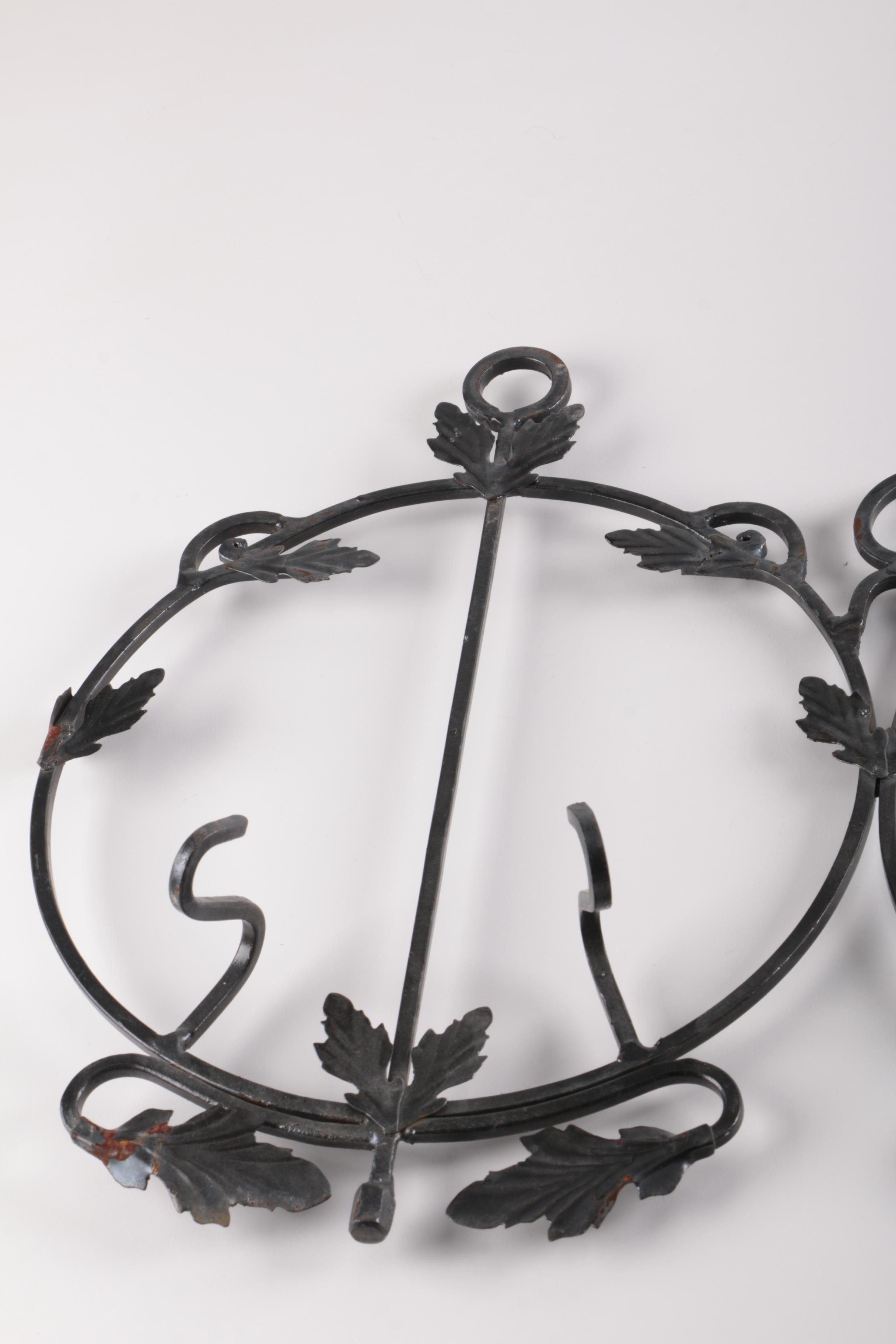 Cast Iron Metal Wall Rack