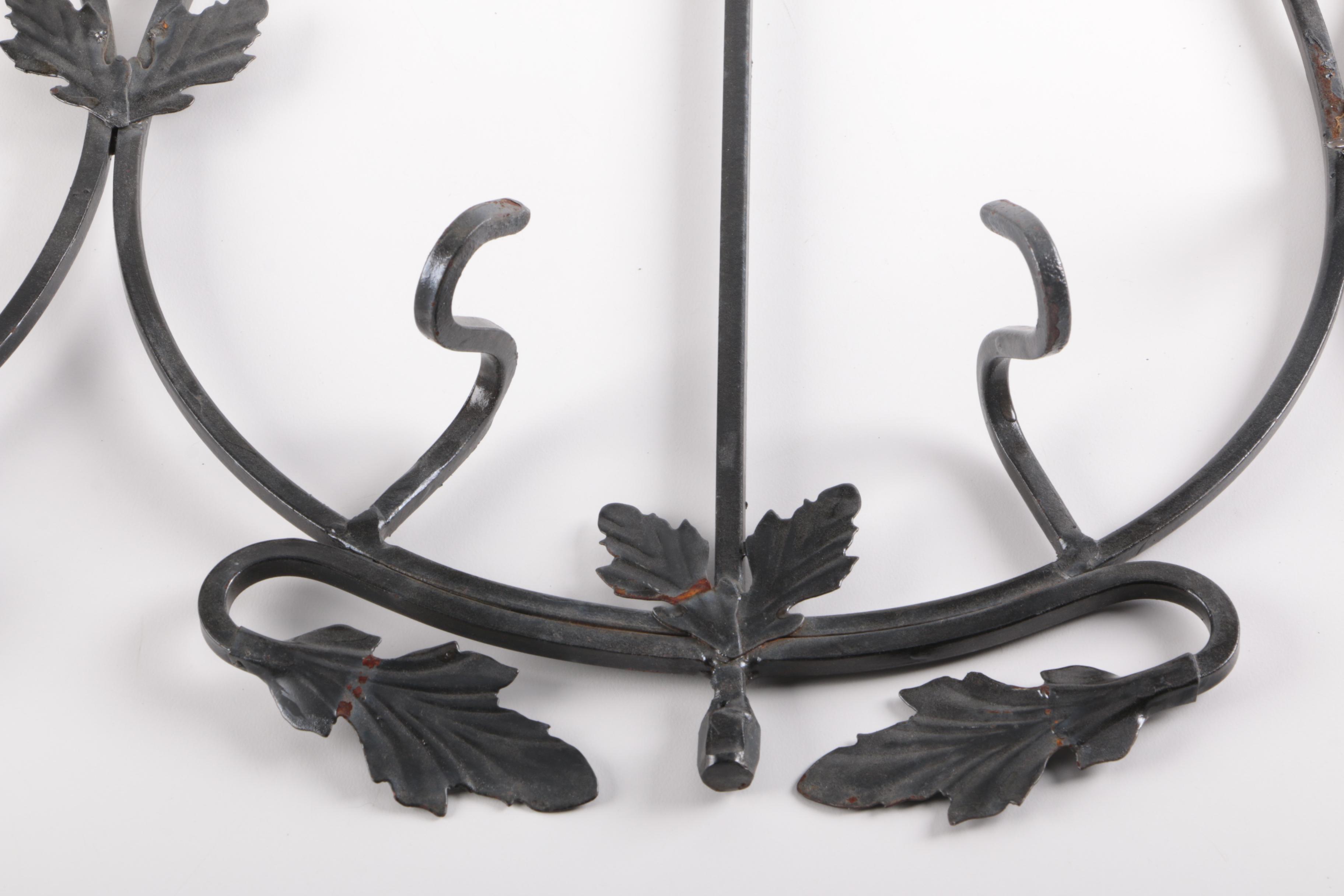 Cast Iron Metal Wall Rack