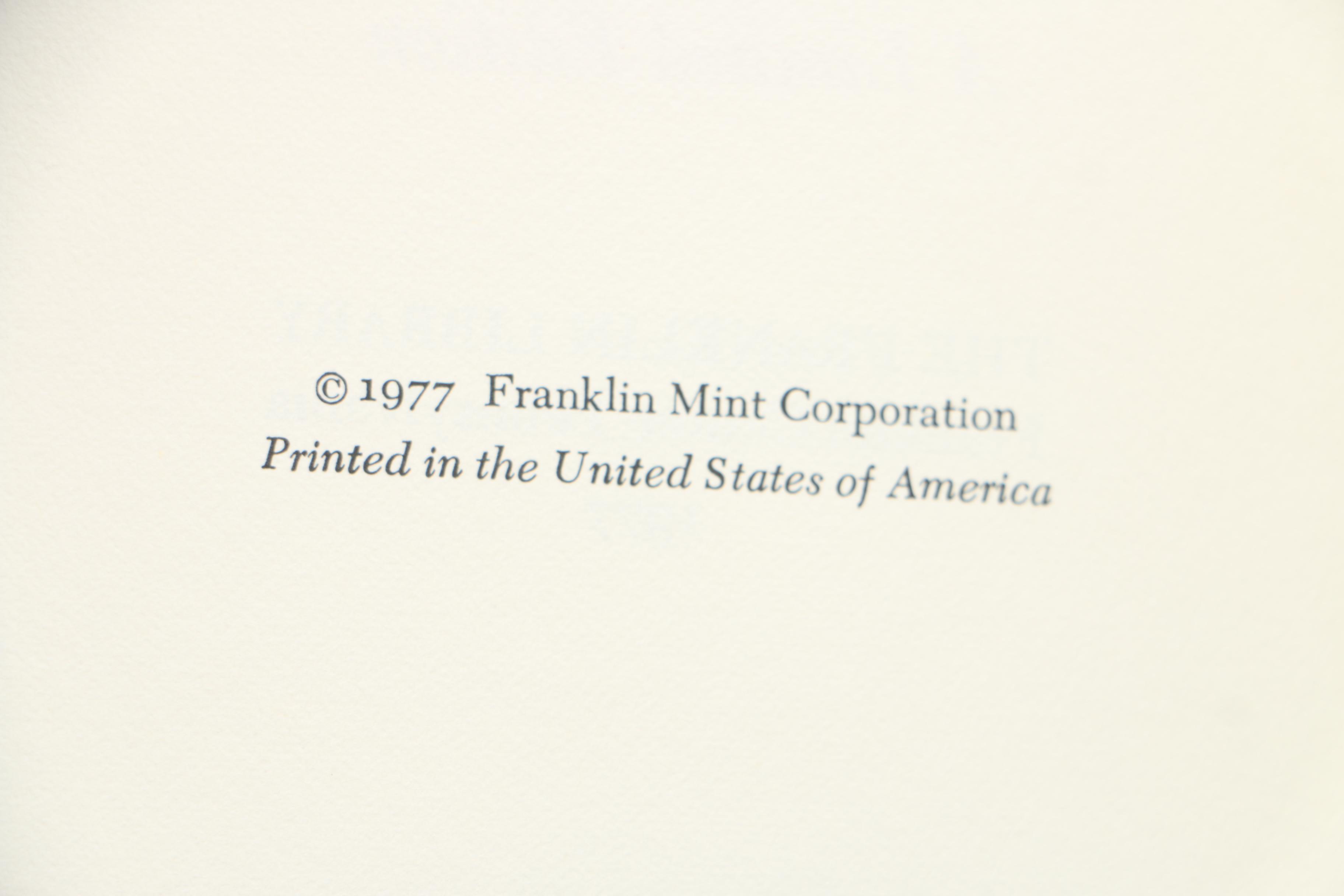 The Franklin Library Limited Edition "The Adventures of Tom Sawyer" by Mark Twain