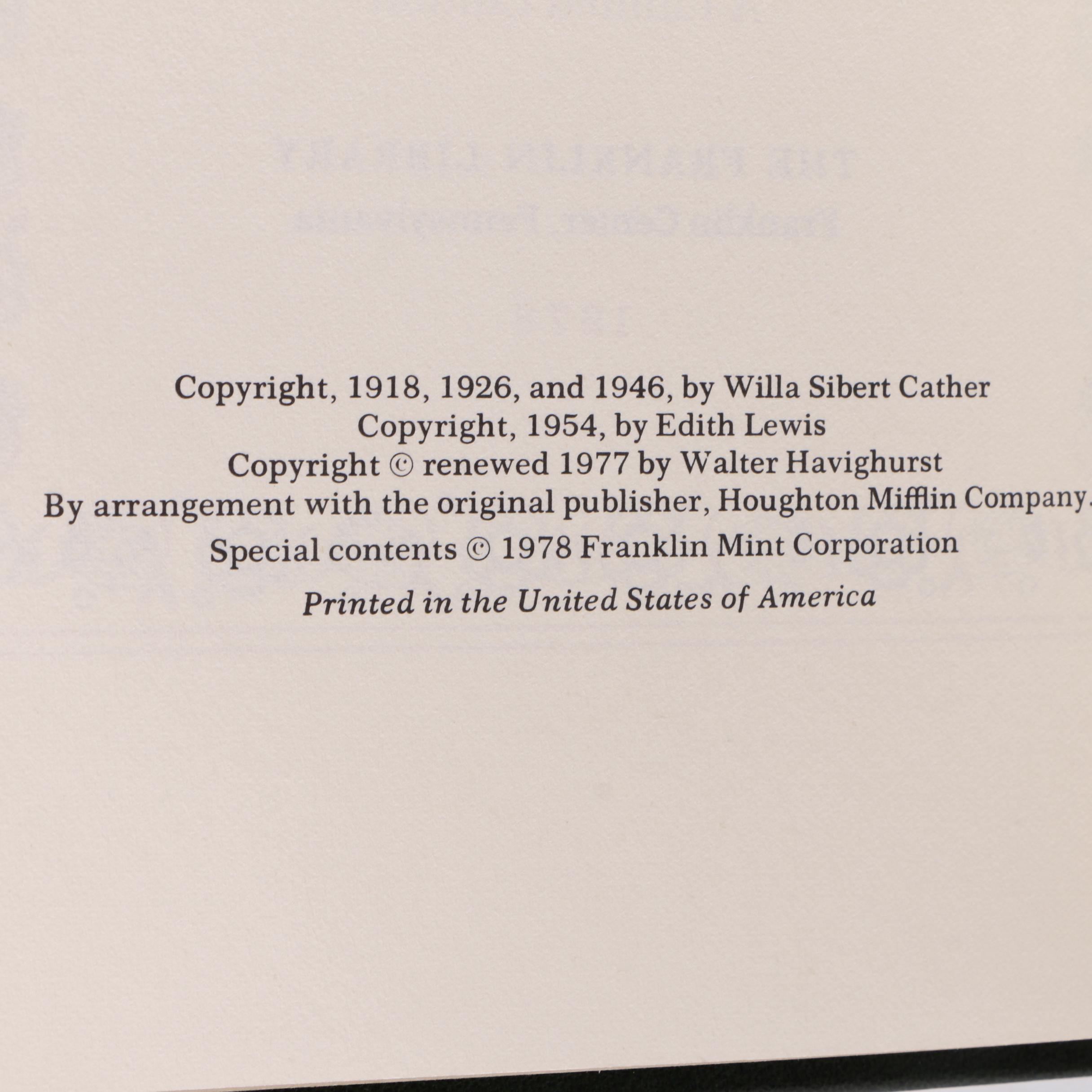 Franklin Library Limited Edition Book Set