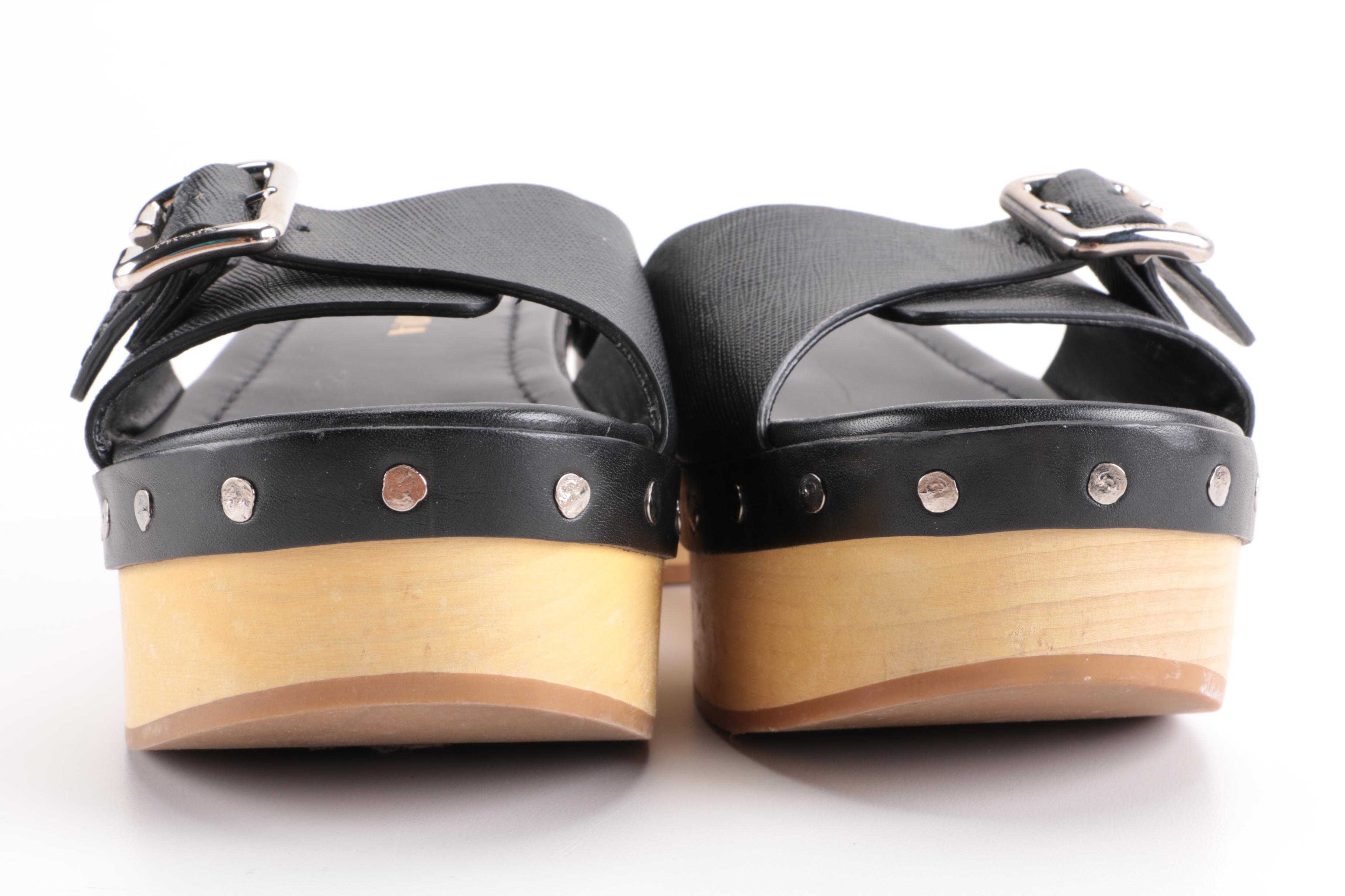 Prada Platform Sandals