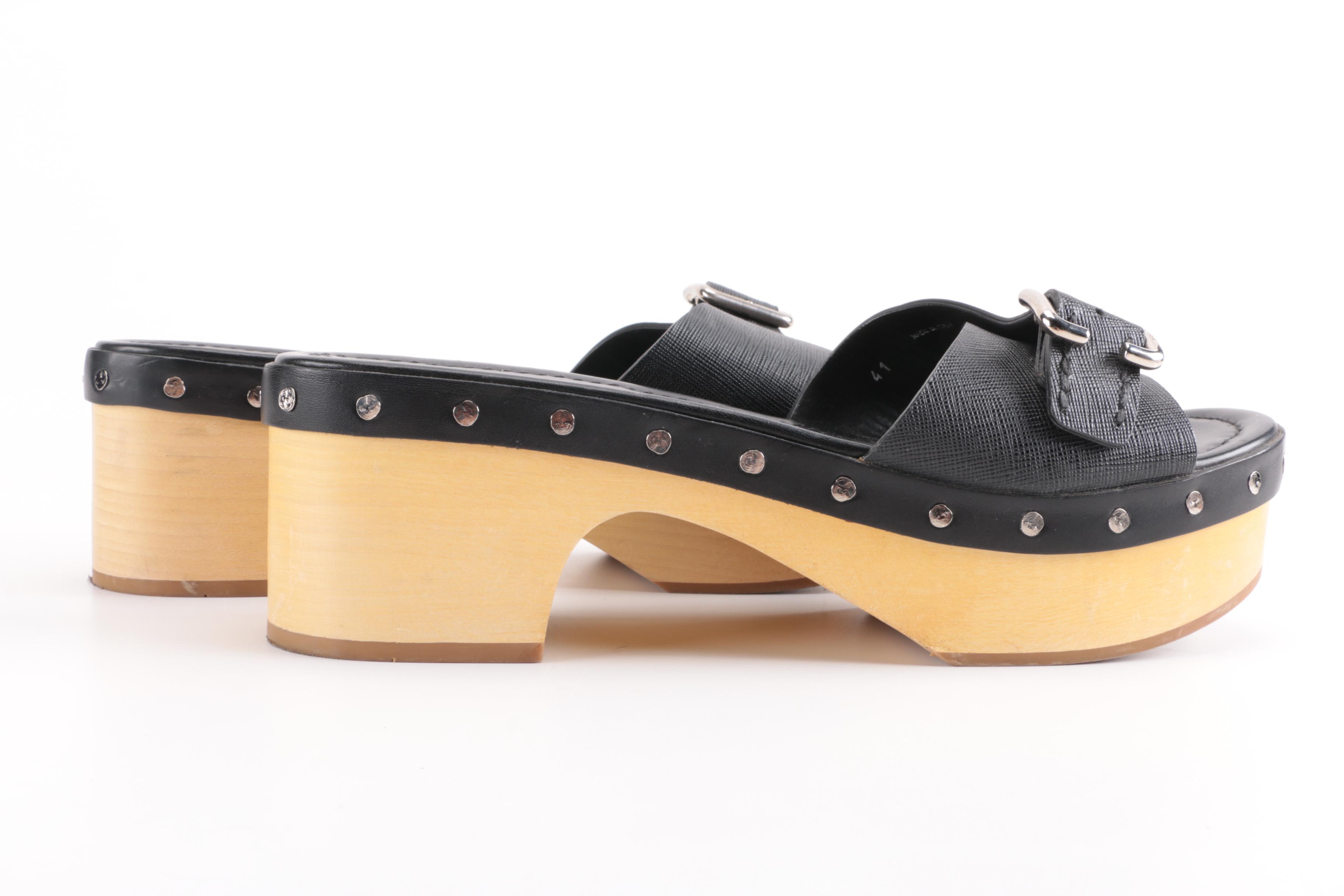 Prada Platform Sandals