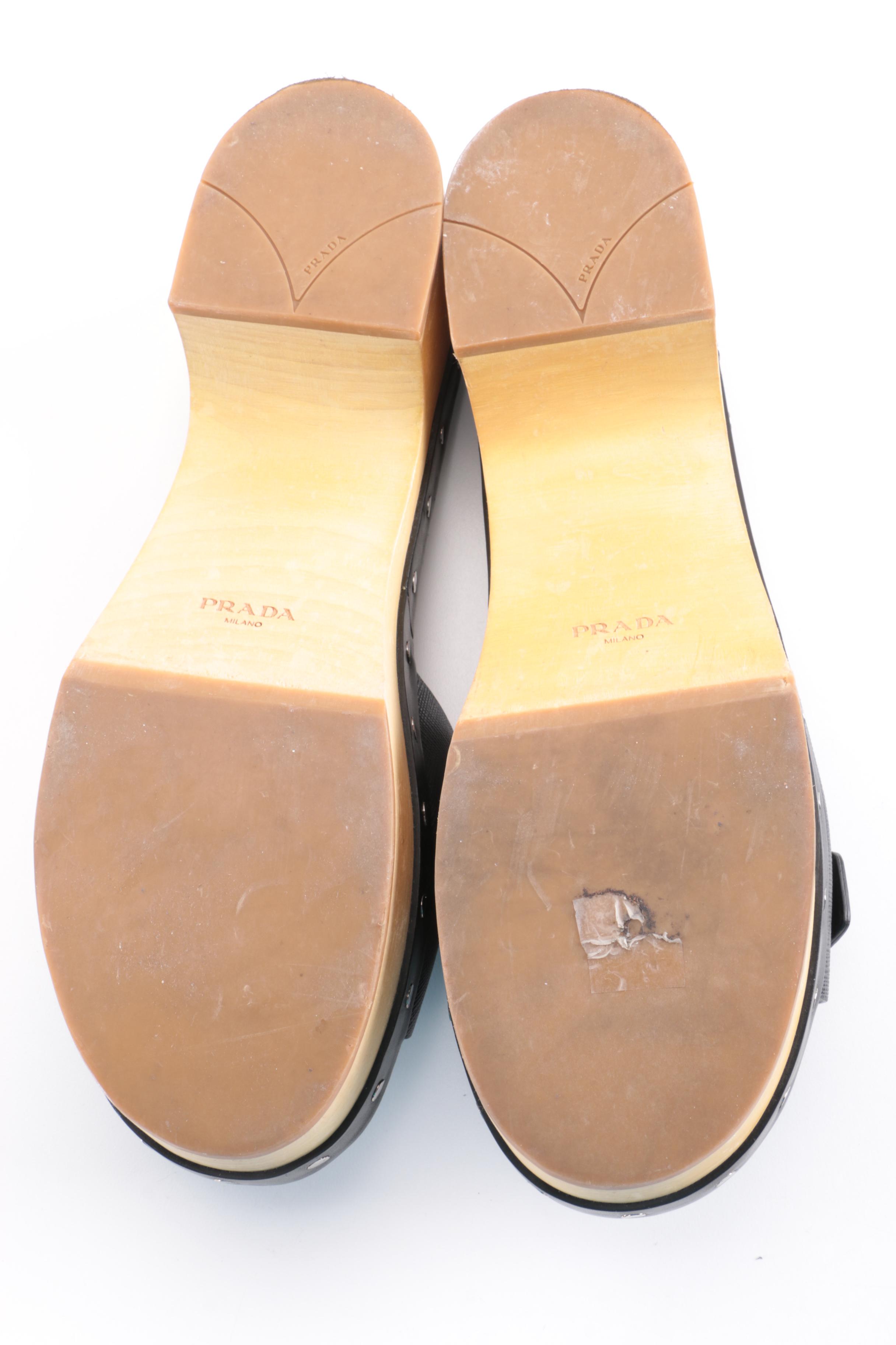 Prada Platform Sandals