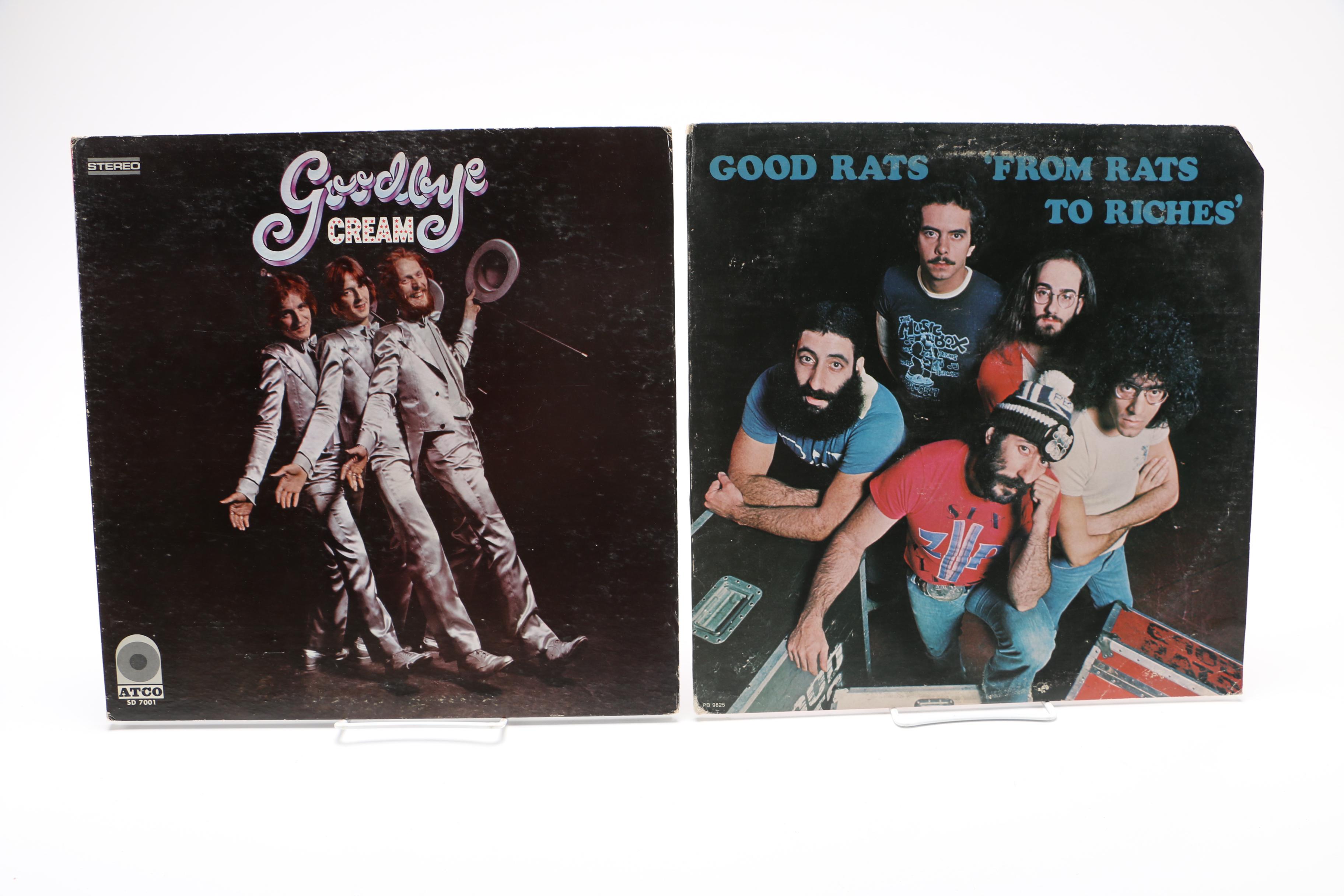 Cream, Deep Purple and Other Classic Rock LPs