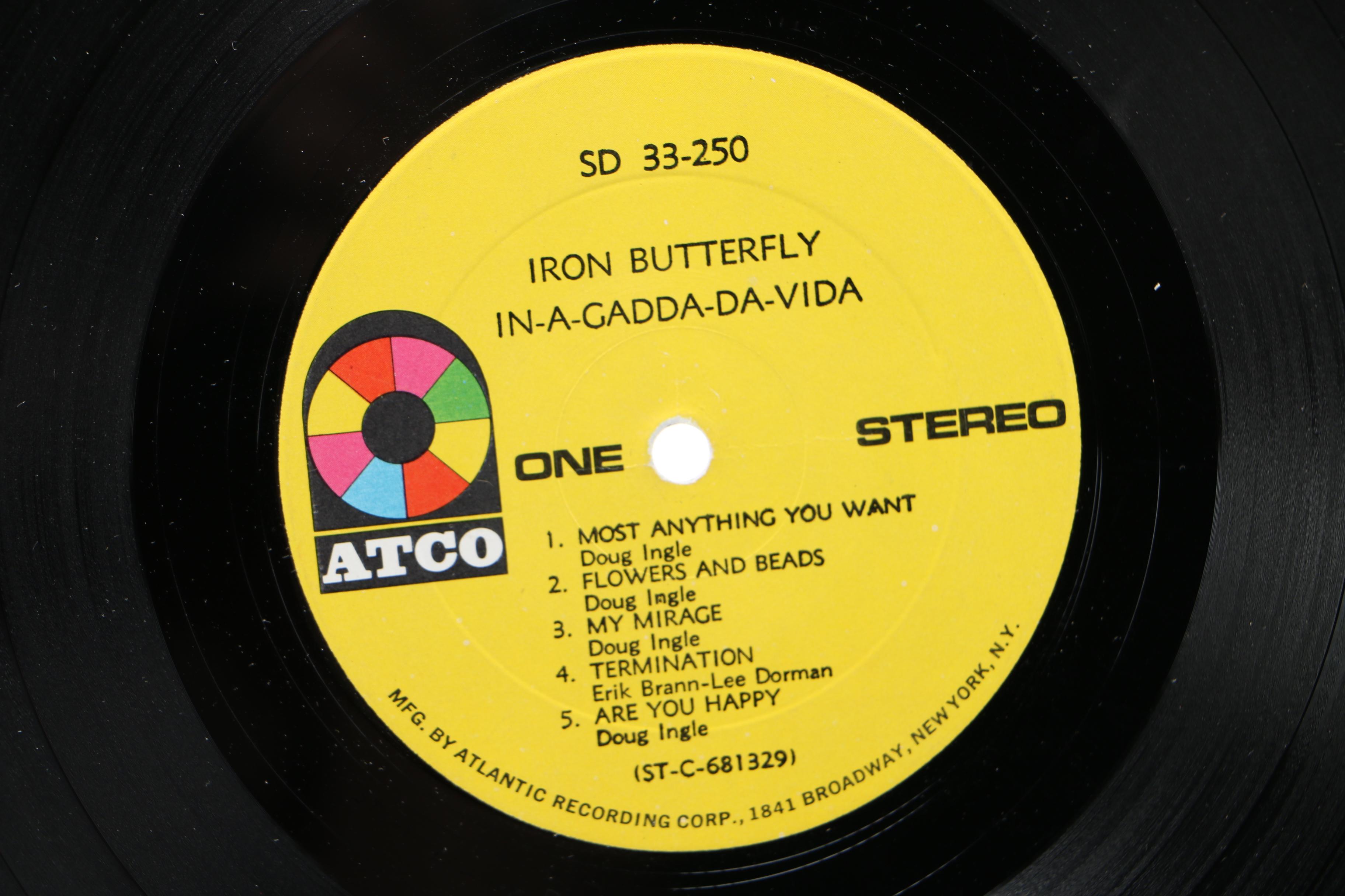 Cream, Deep Purple and Other Classic Rock LPs