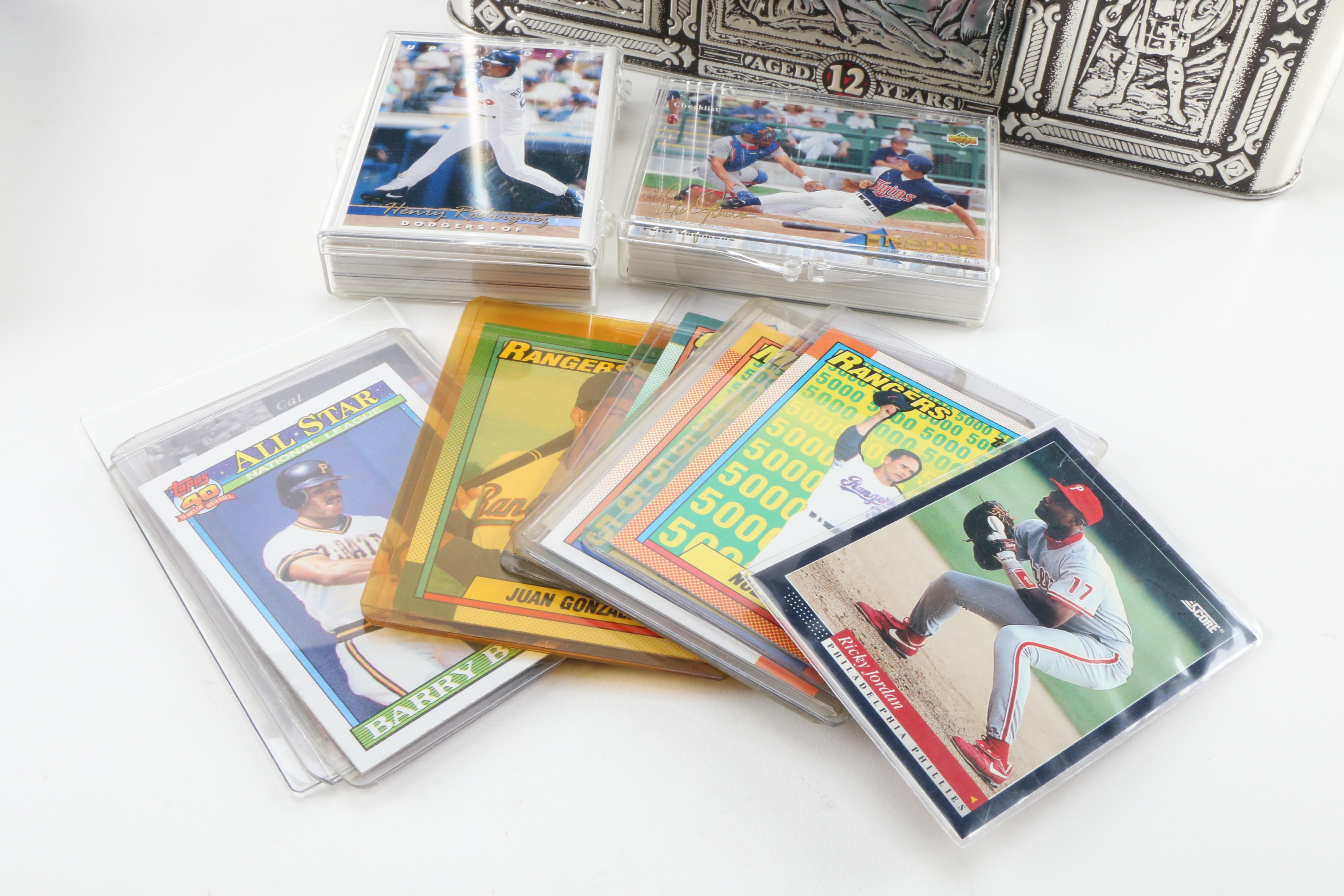 Collection of 1980s and 1990s Baseball Cards