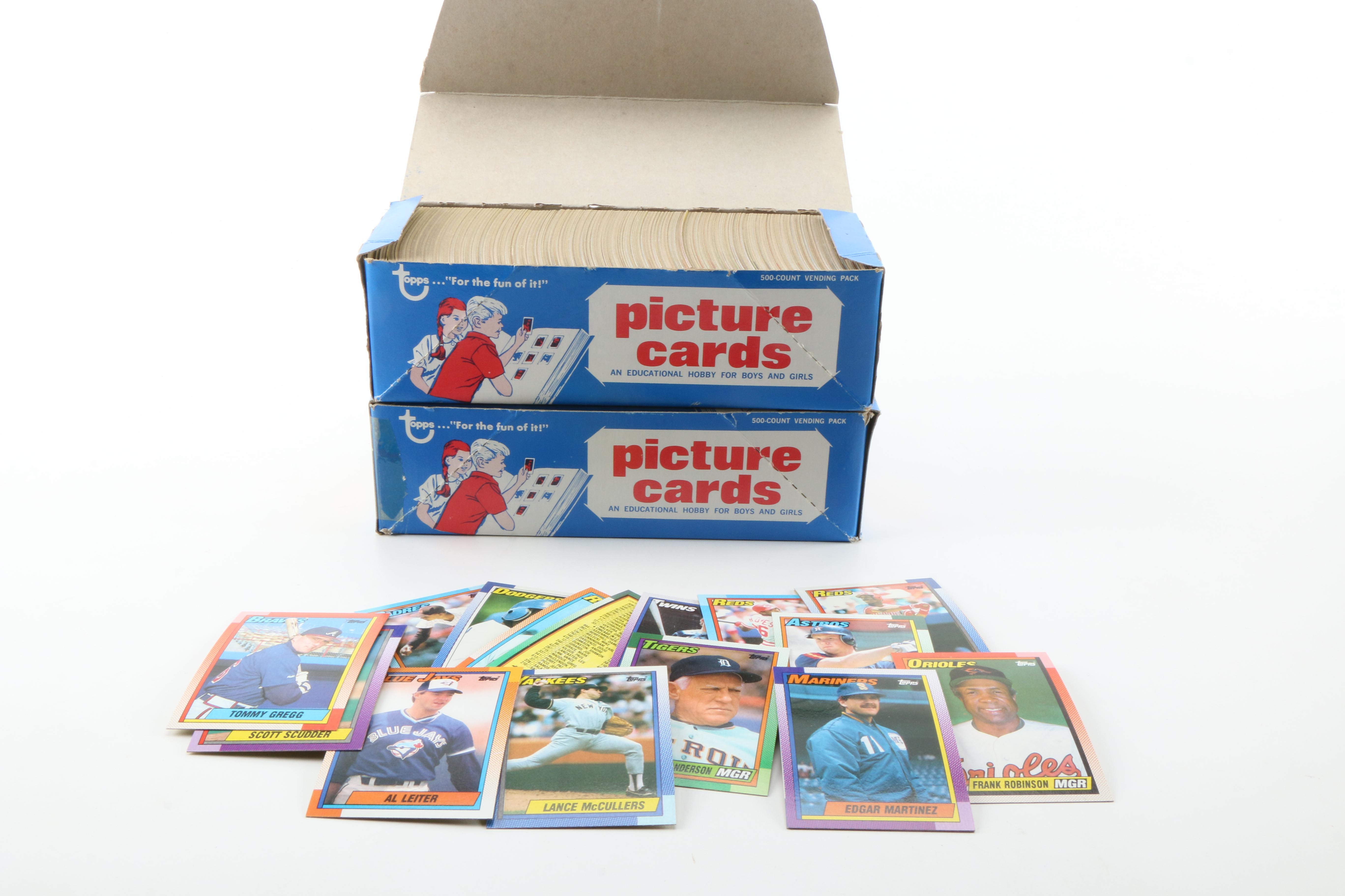 Collection of 1980s and 1990s Baseball Cards