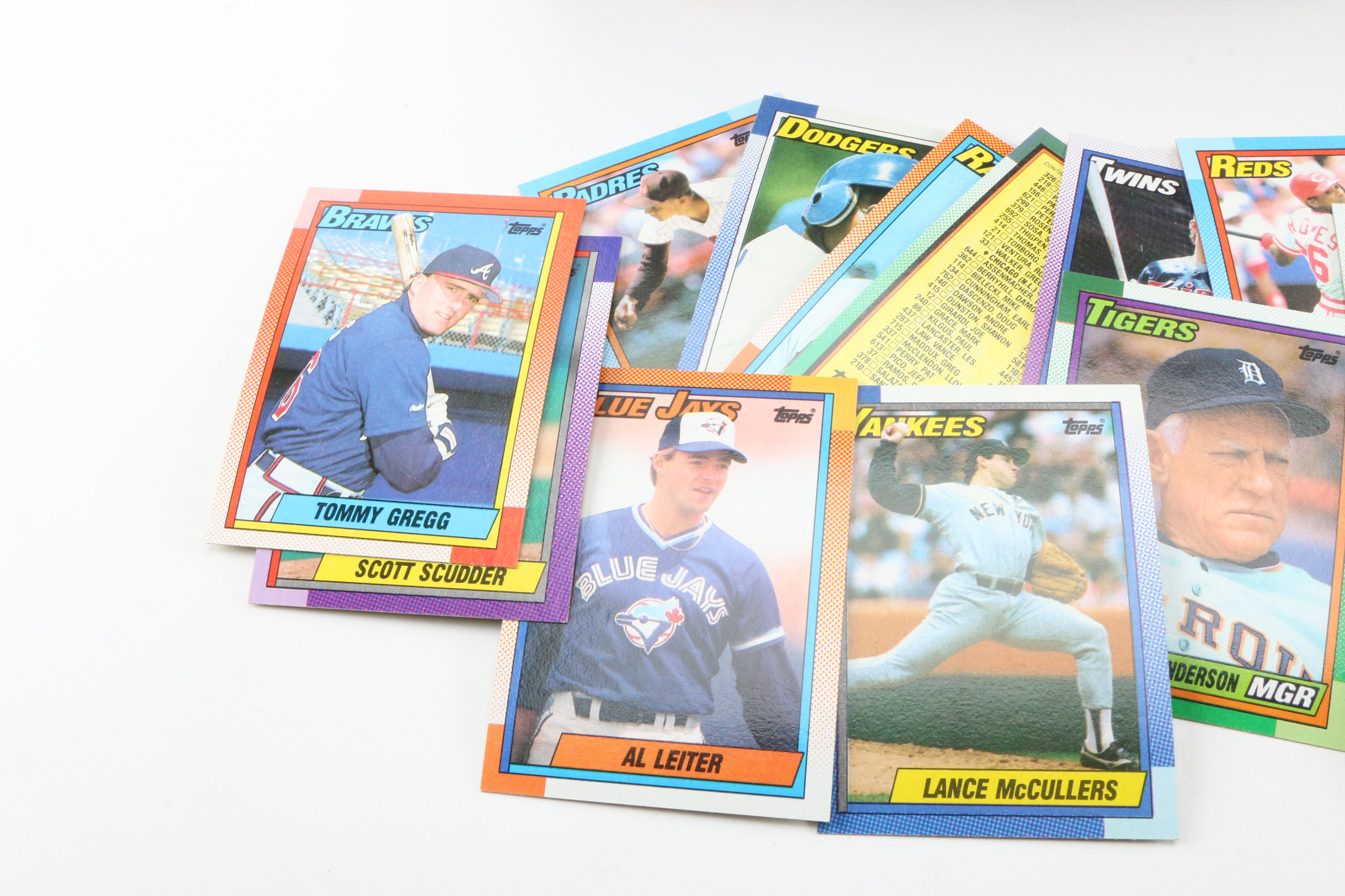 Collection of 1980s and 1990s Baseball Cards