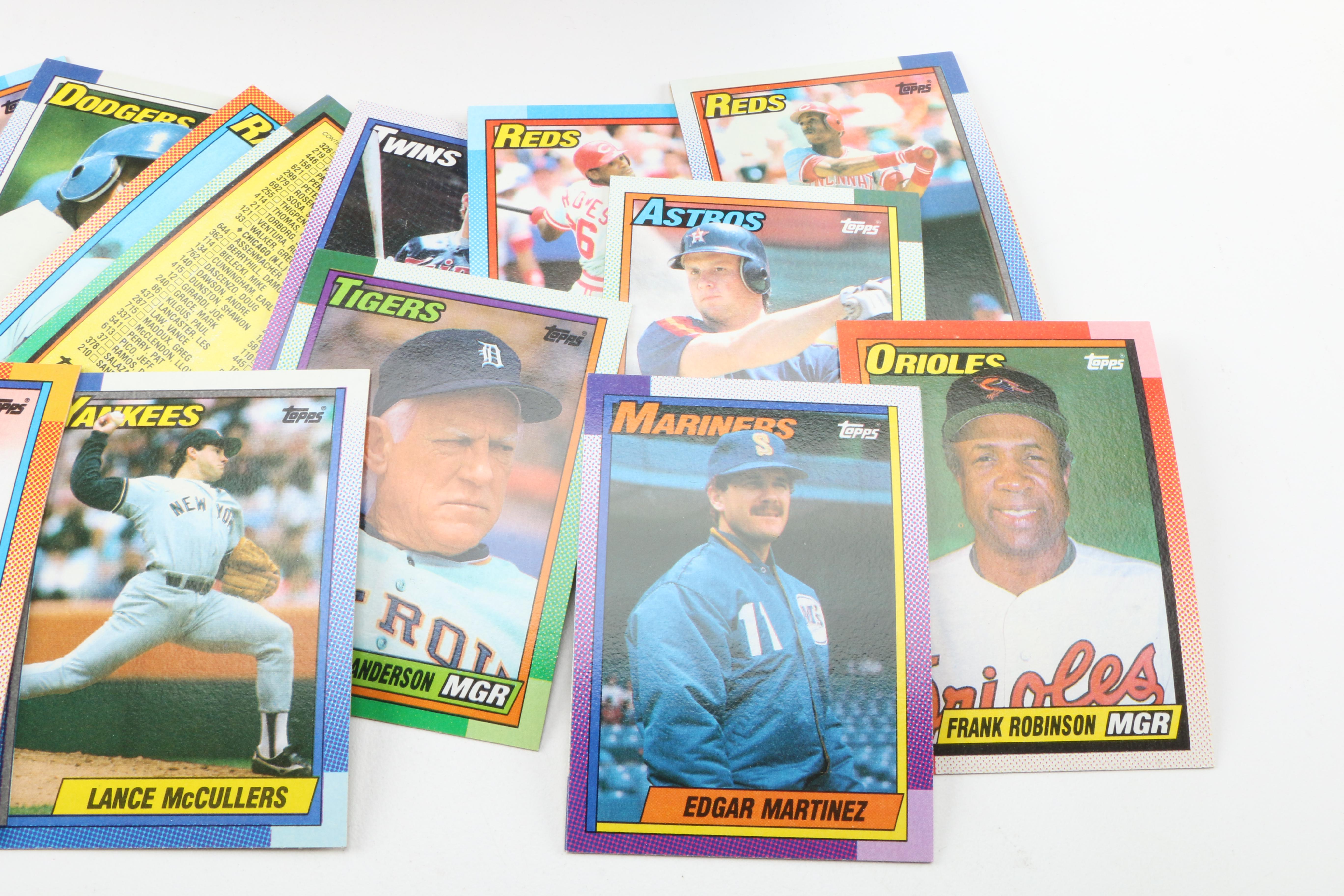 Collection of 1980s and 1990s Baseball Cards