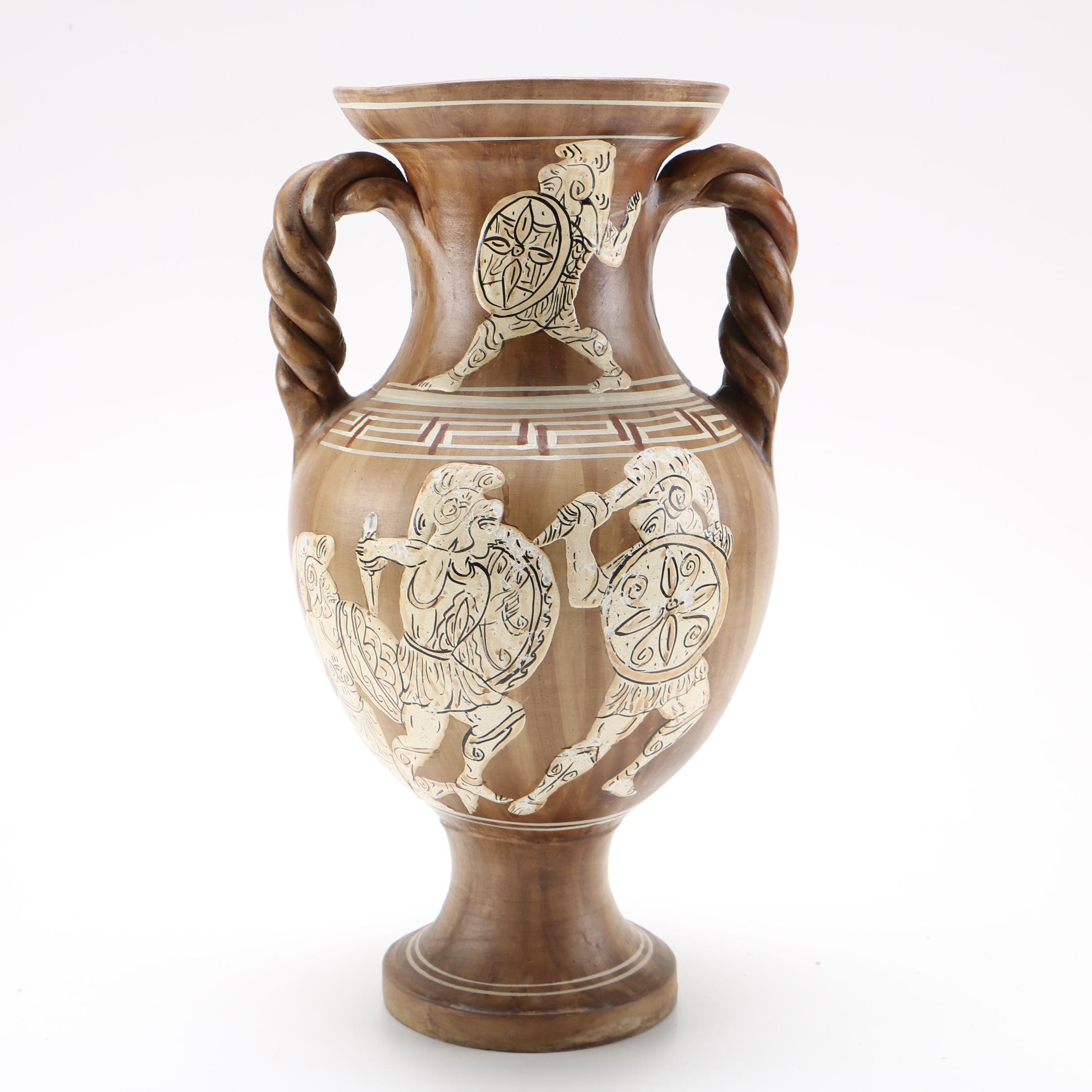 Handmade Greek Ceramic Vase