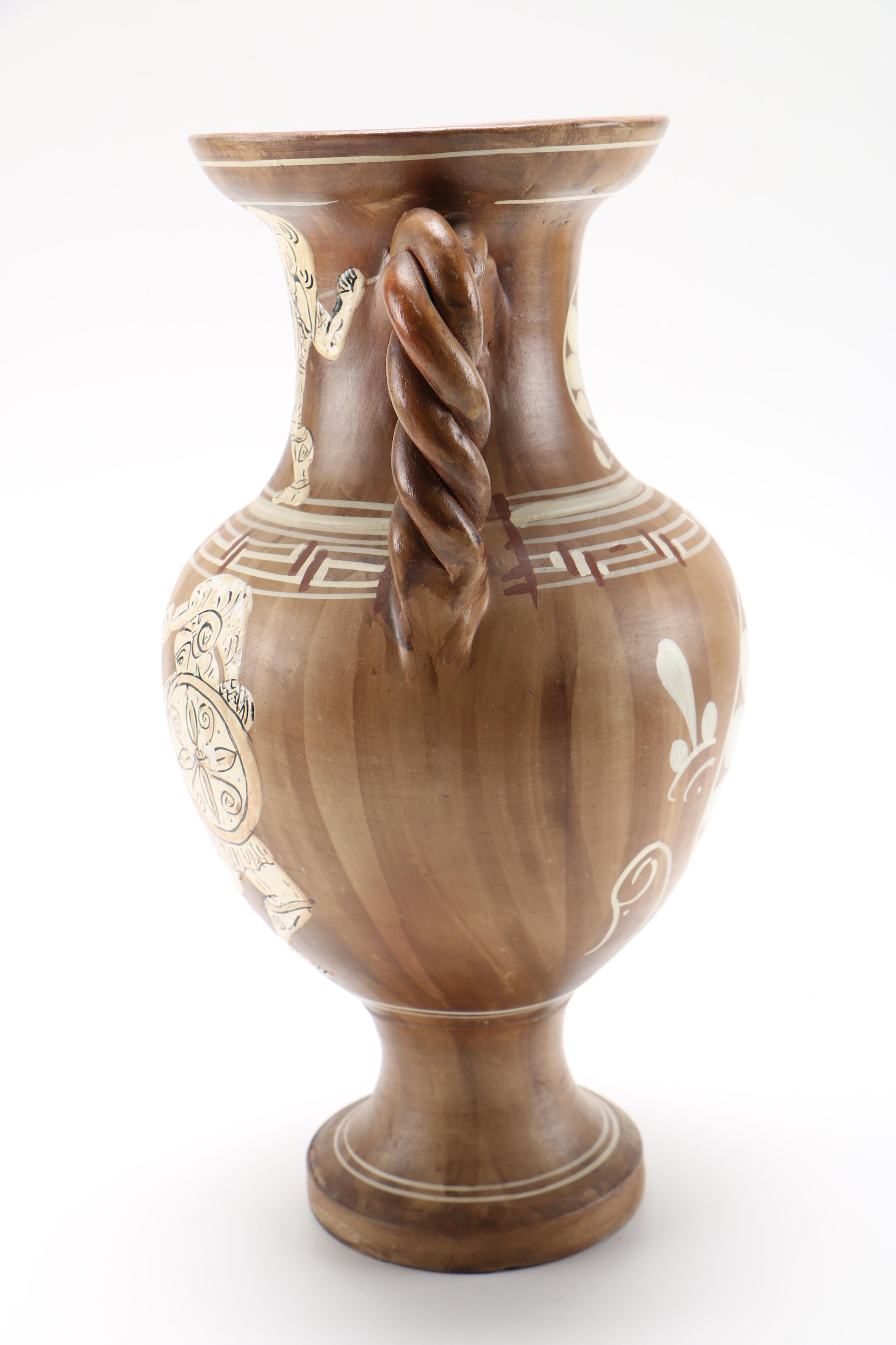 Handmade Greek Ceramic Vase