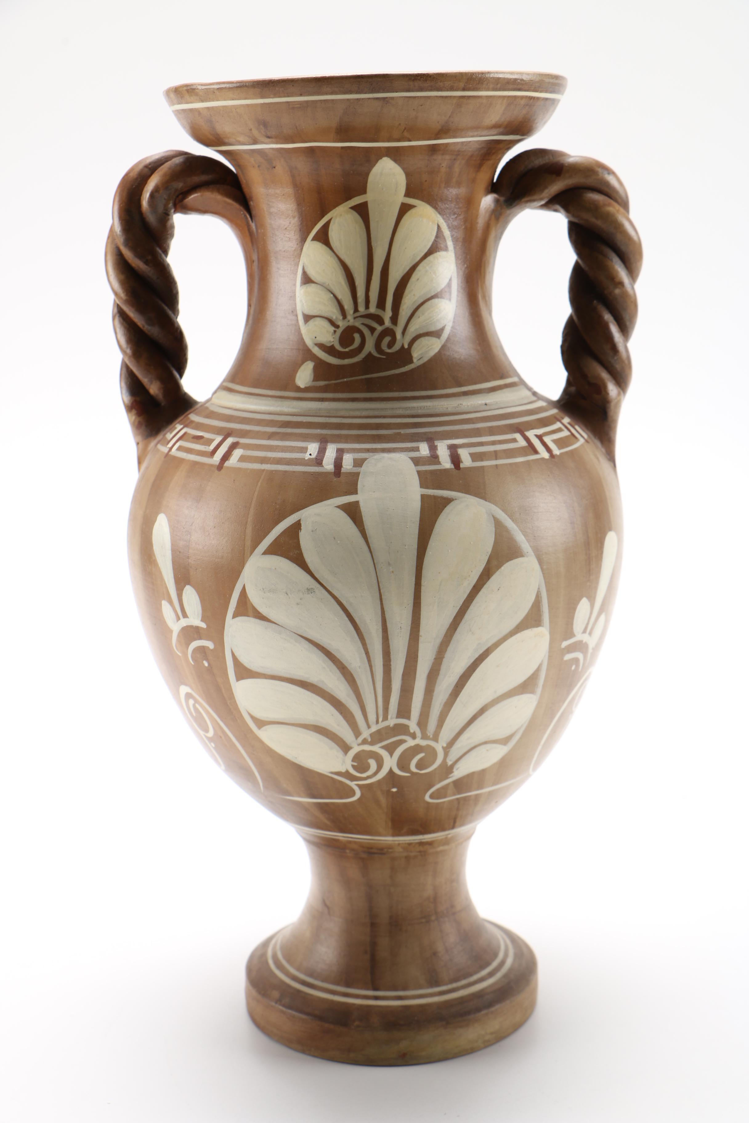 Handmade Greek Ceramic Vase