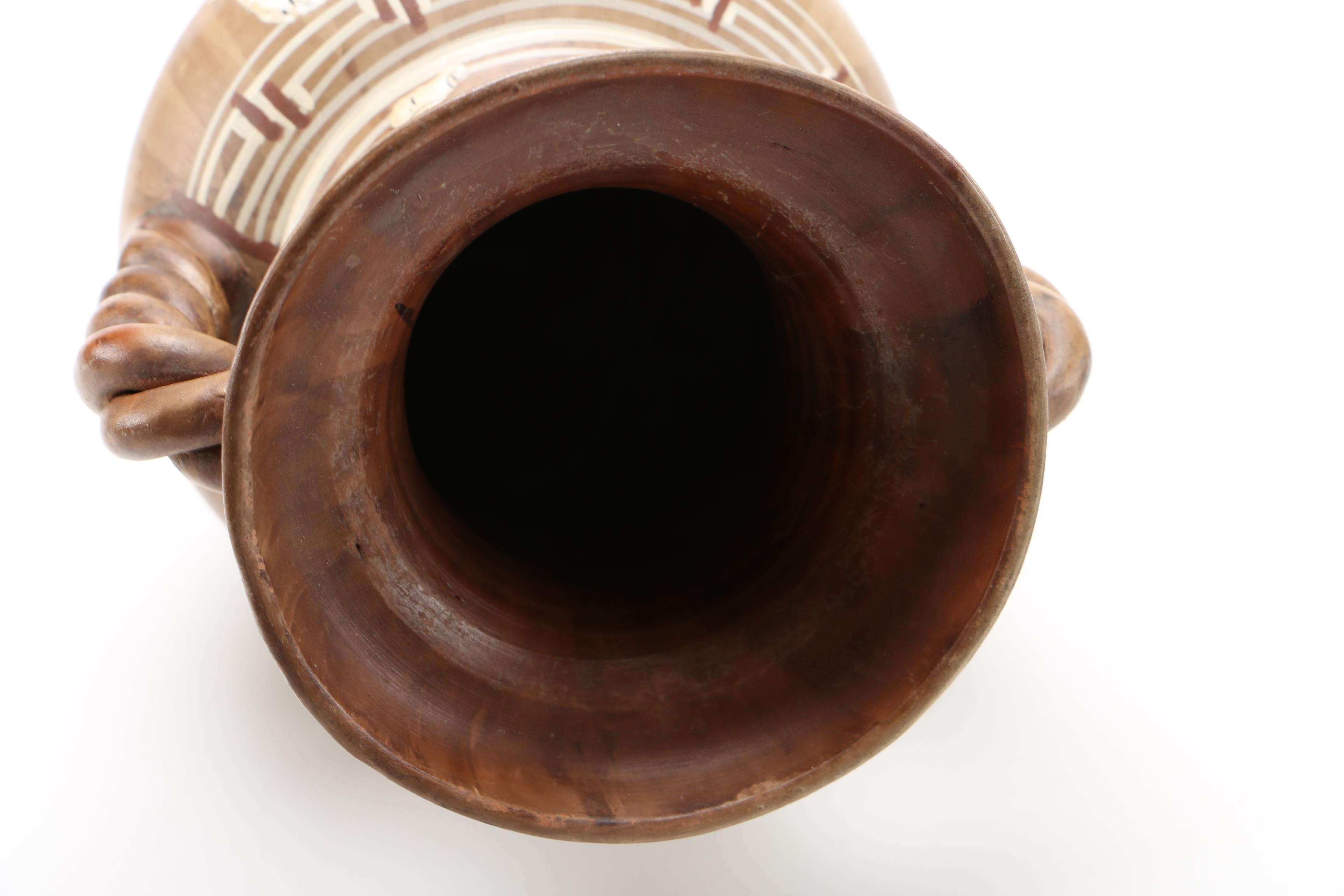 Handmade Greek Ceramic Vase