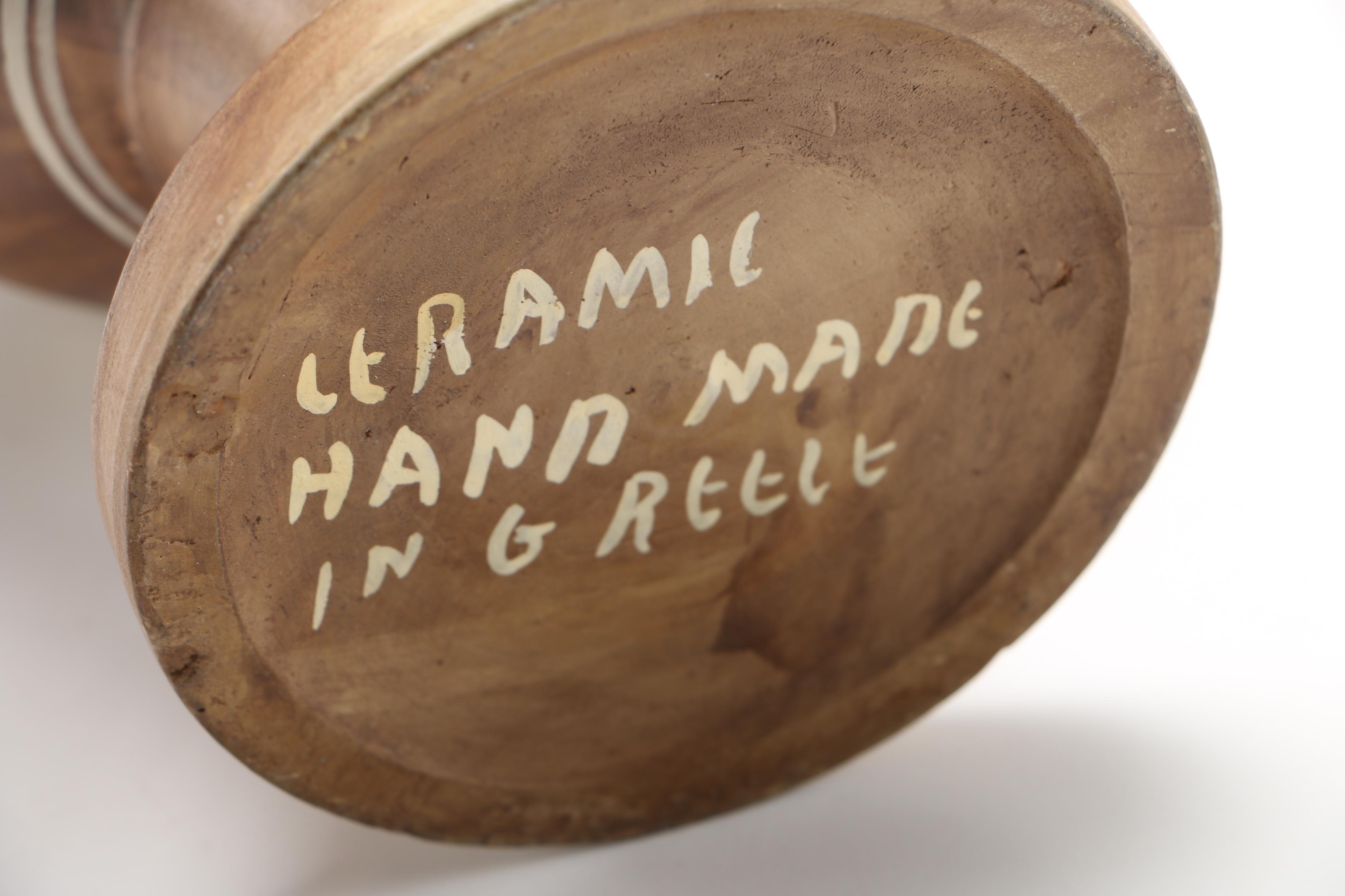 Handmade Greek Ceramic Vase