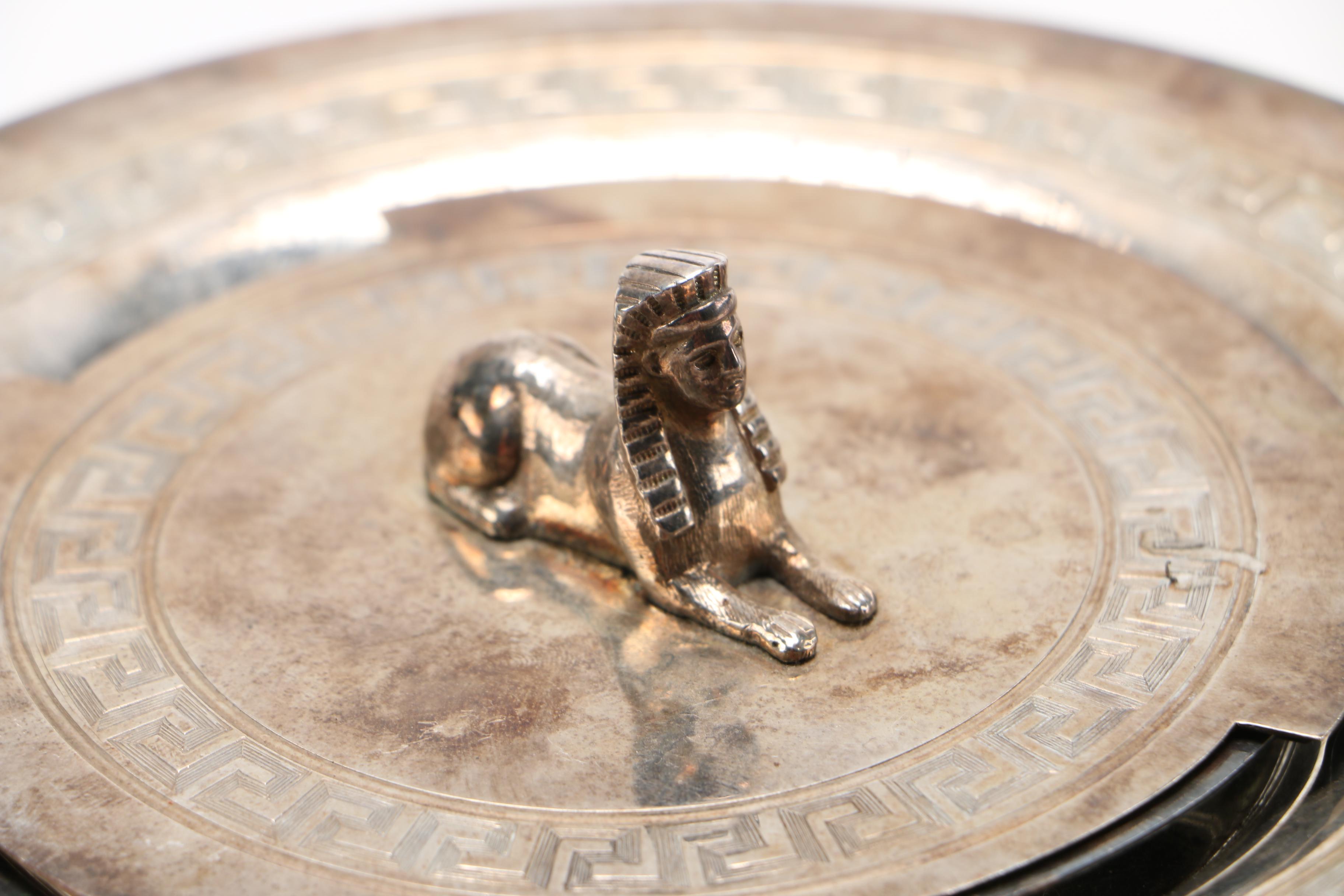 Vintage Silver Plate Crumb Catcher and Ashtray