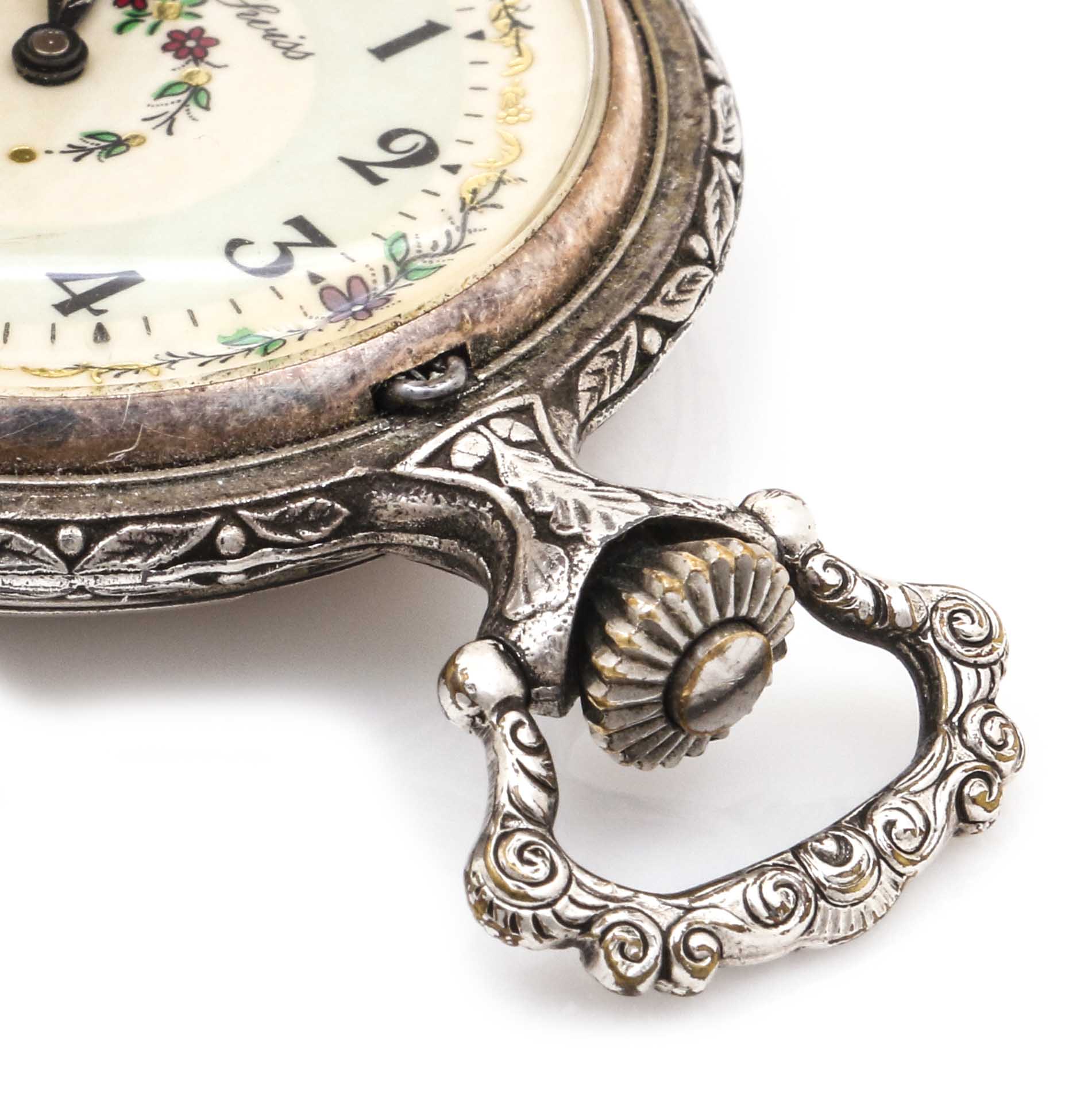 Vintage Ever Swiss Deer Hunter Pocket Watch