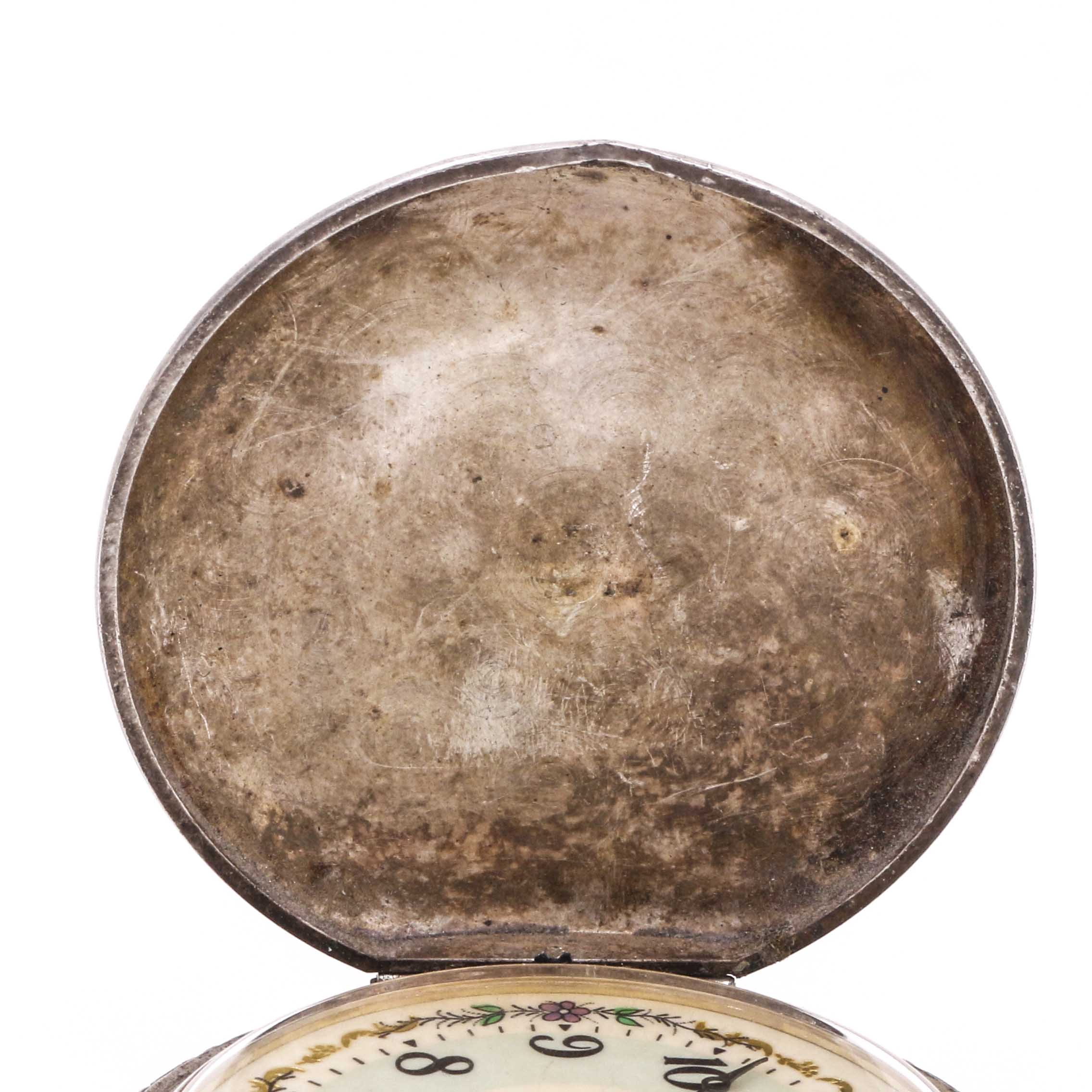 Vintage Ever Swiss Deer Hunter Pocket Watch