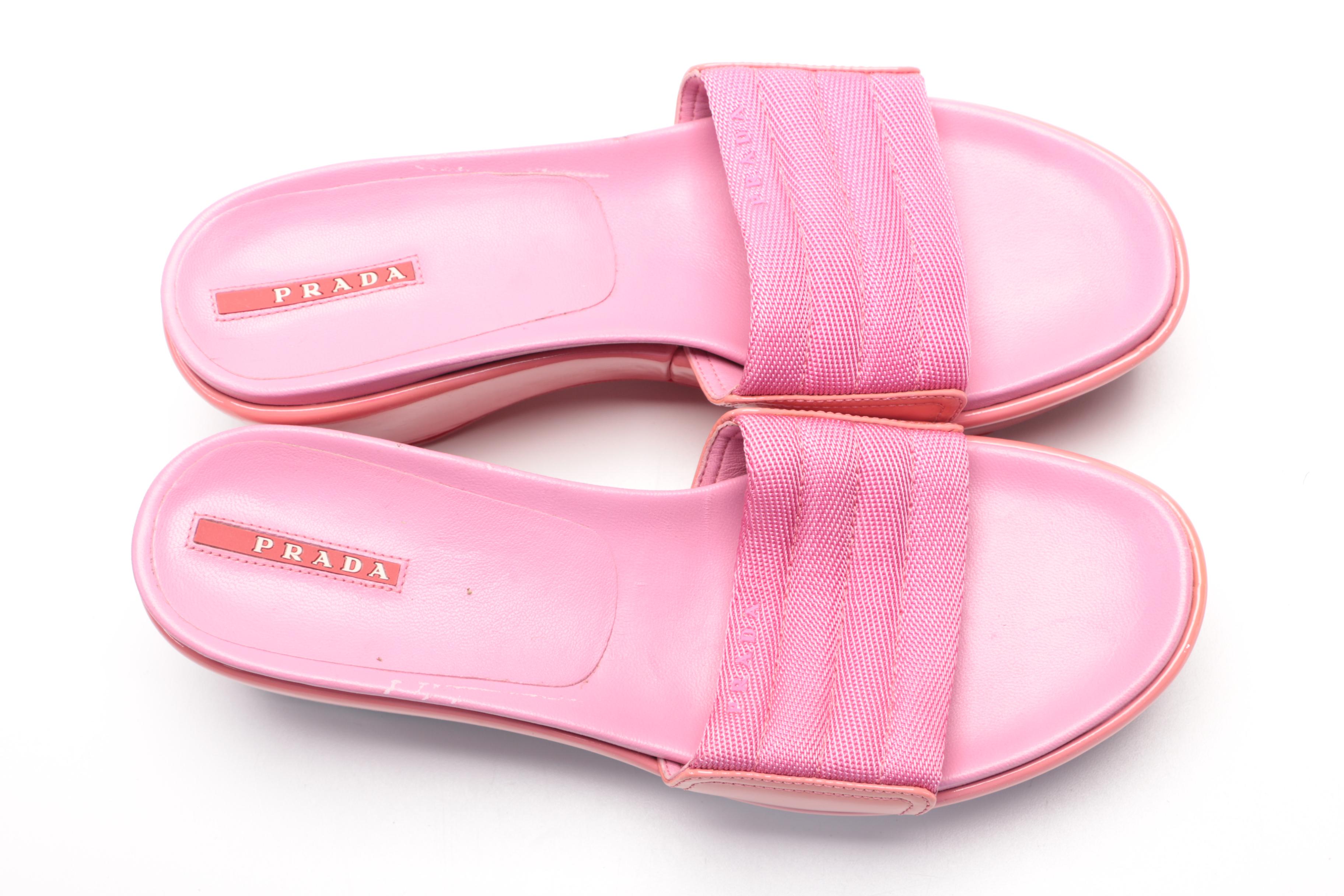 Prada Platform Sandals