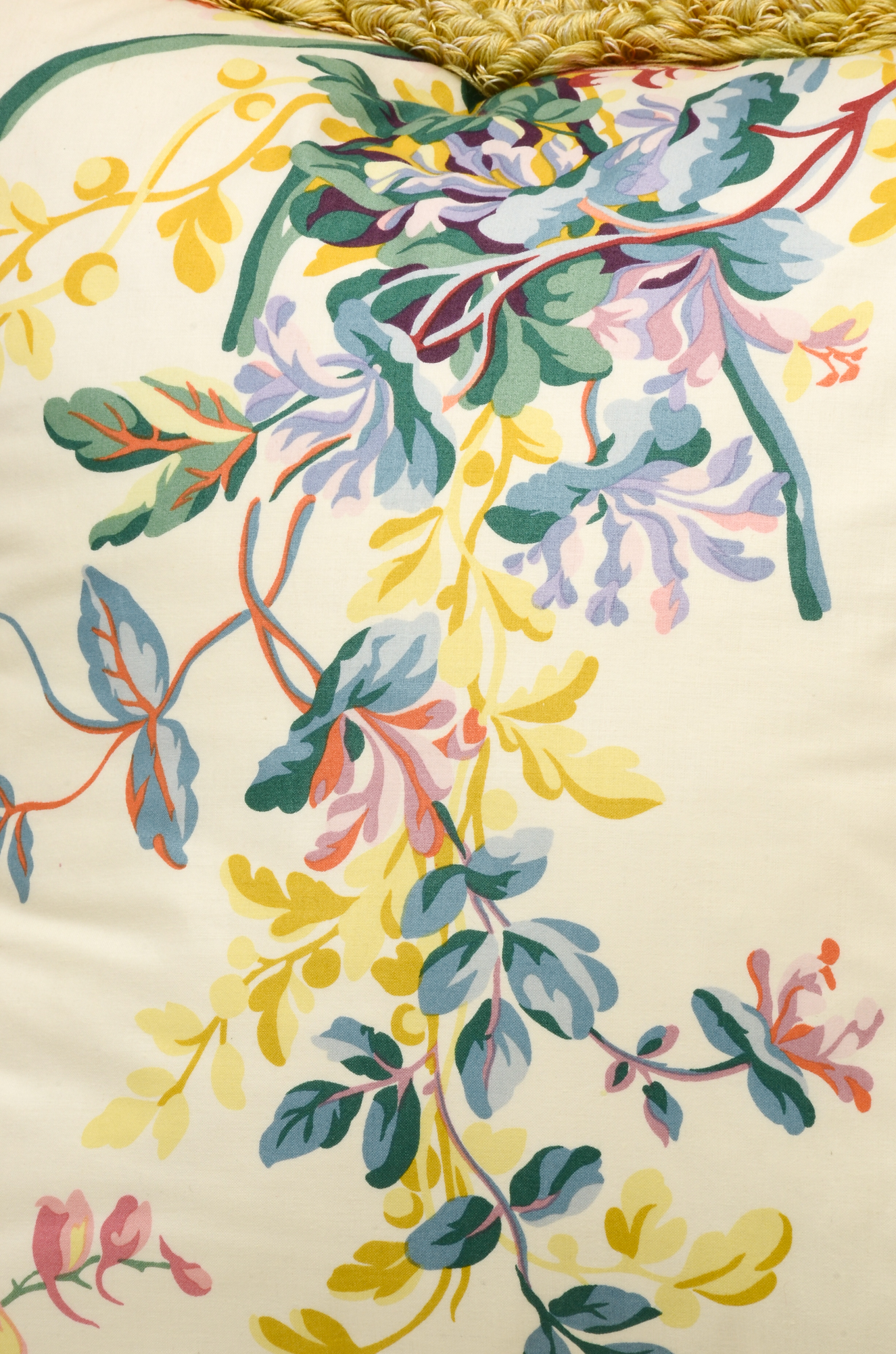 Ivory Patterned Sofa