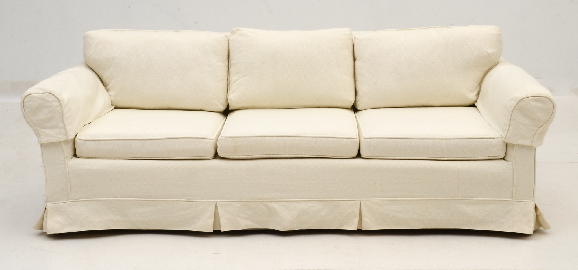 Ivory Patterned Sofa