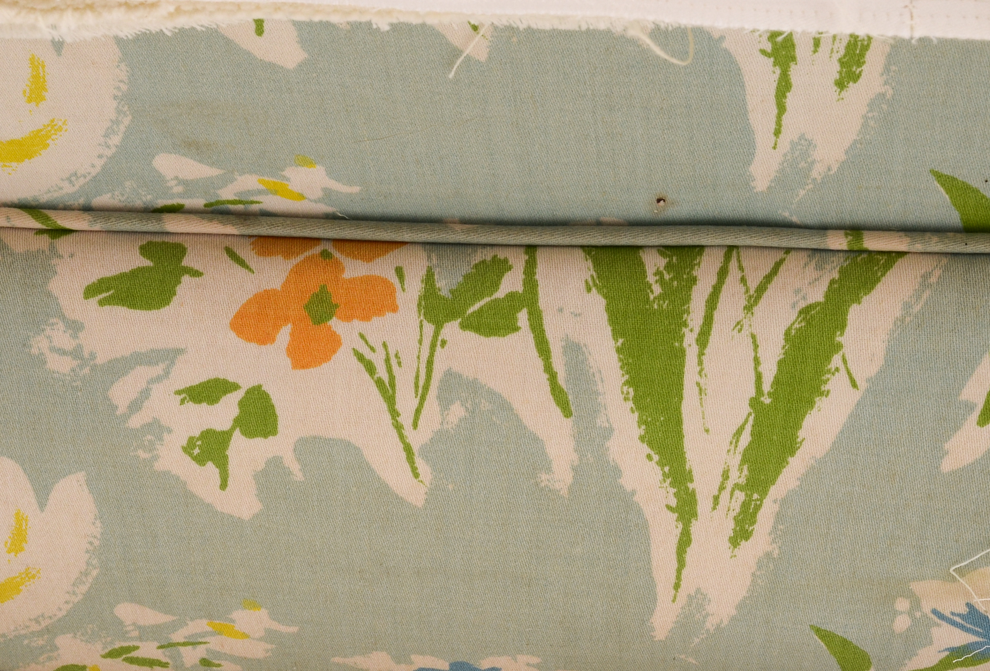 Ivory Patterned Sofa