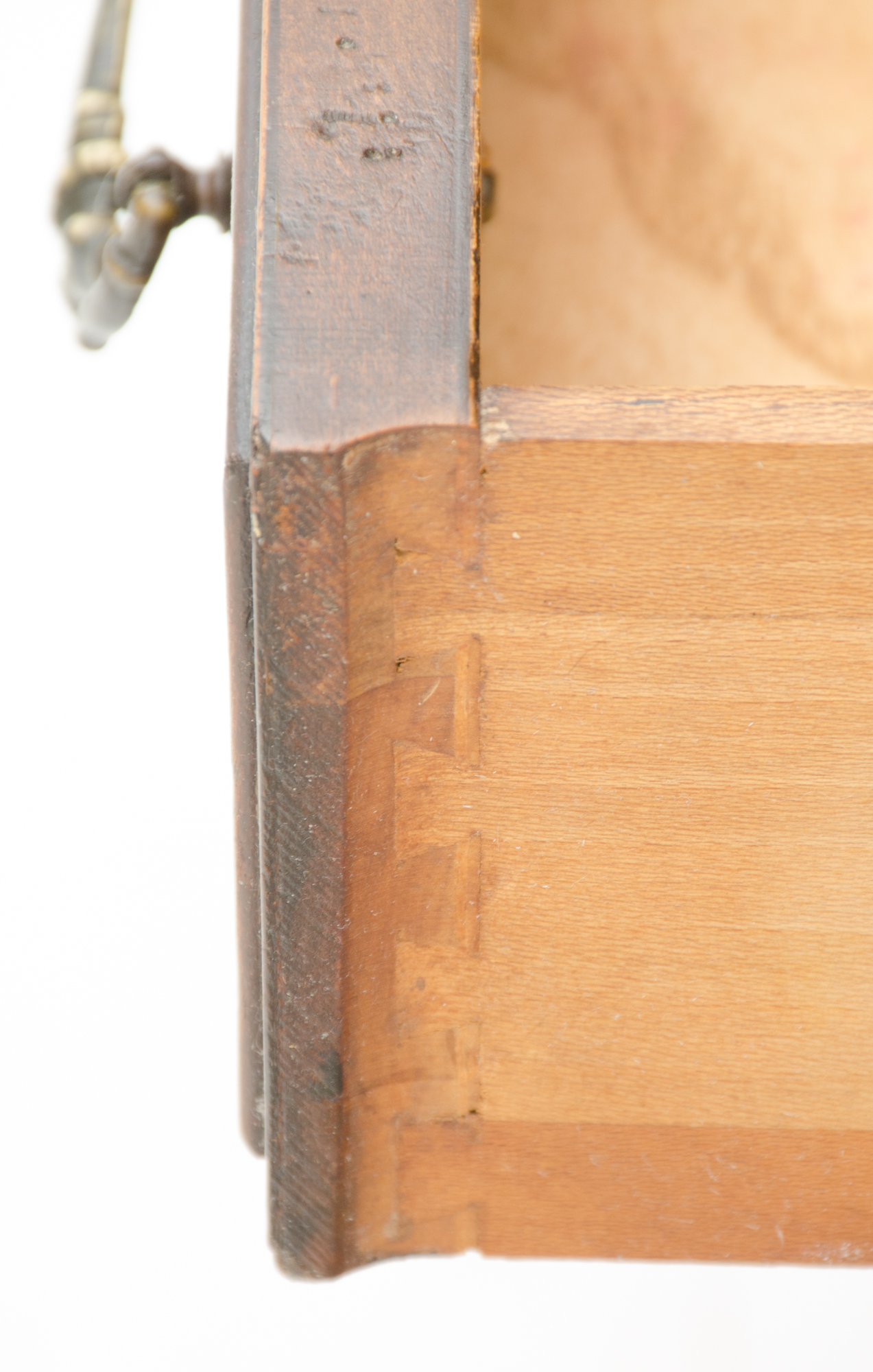 Mahogany Veneer China Cabinet