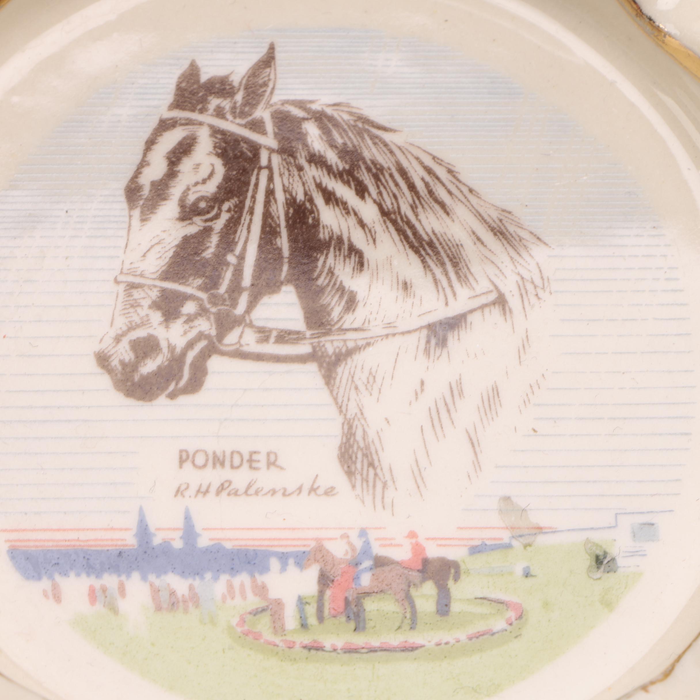 Llewyn Horse Ashtrays and Cigar Box