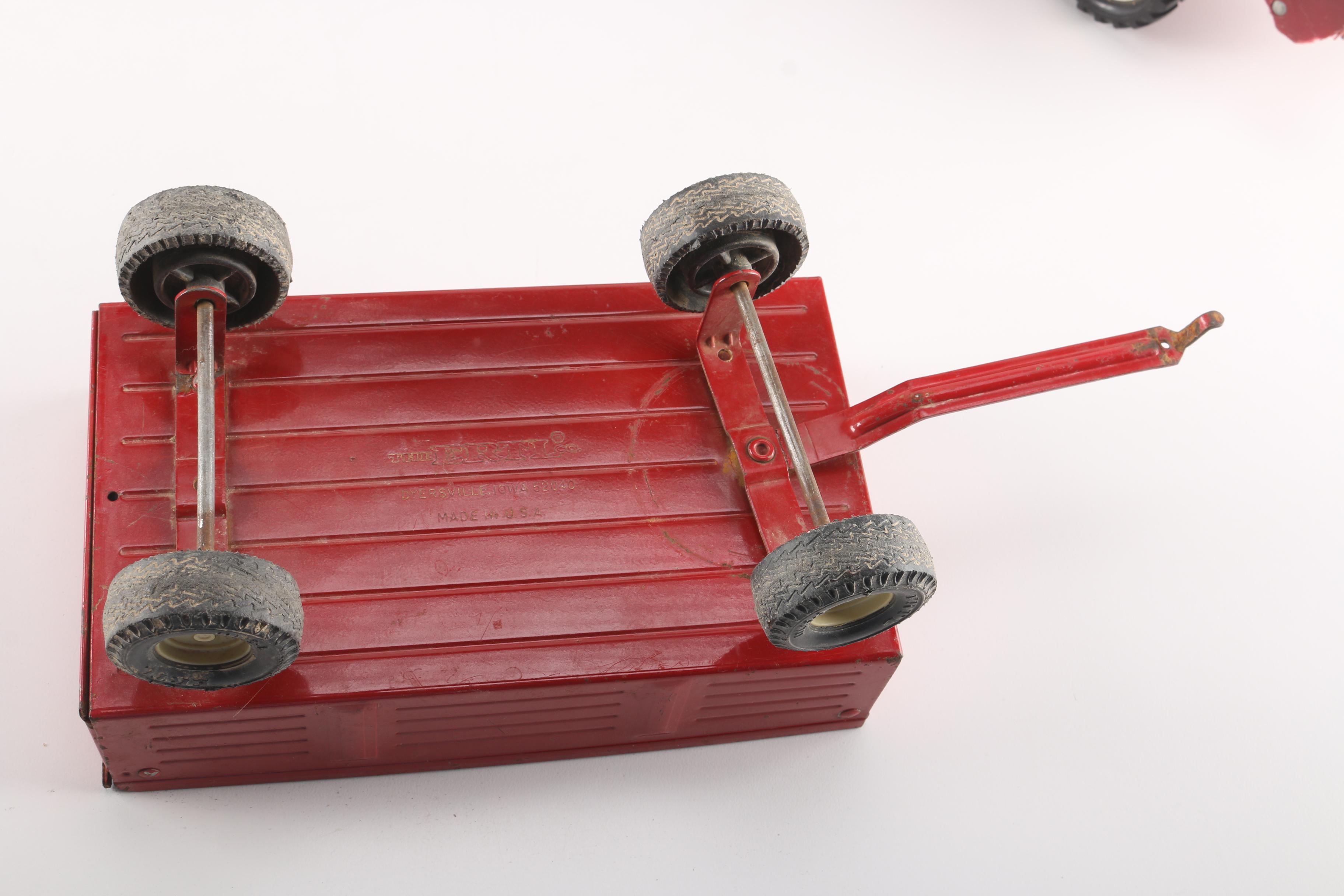 1960s Die-Cast Ertl Tractors and Trailers