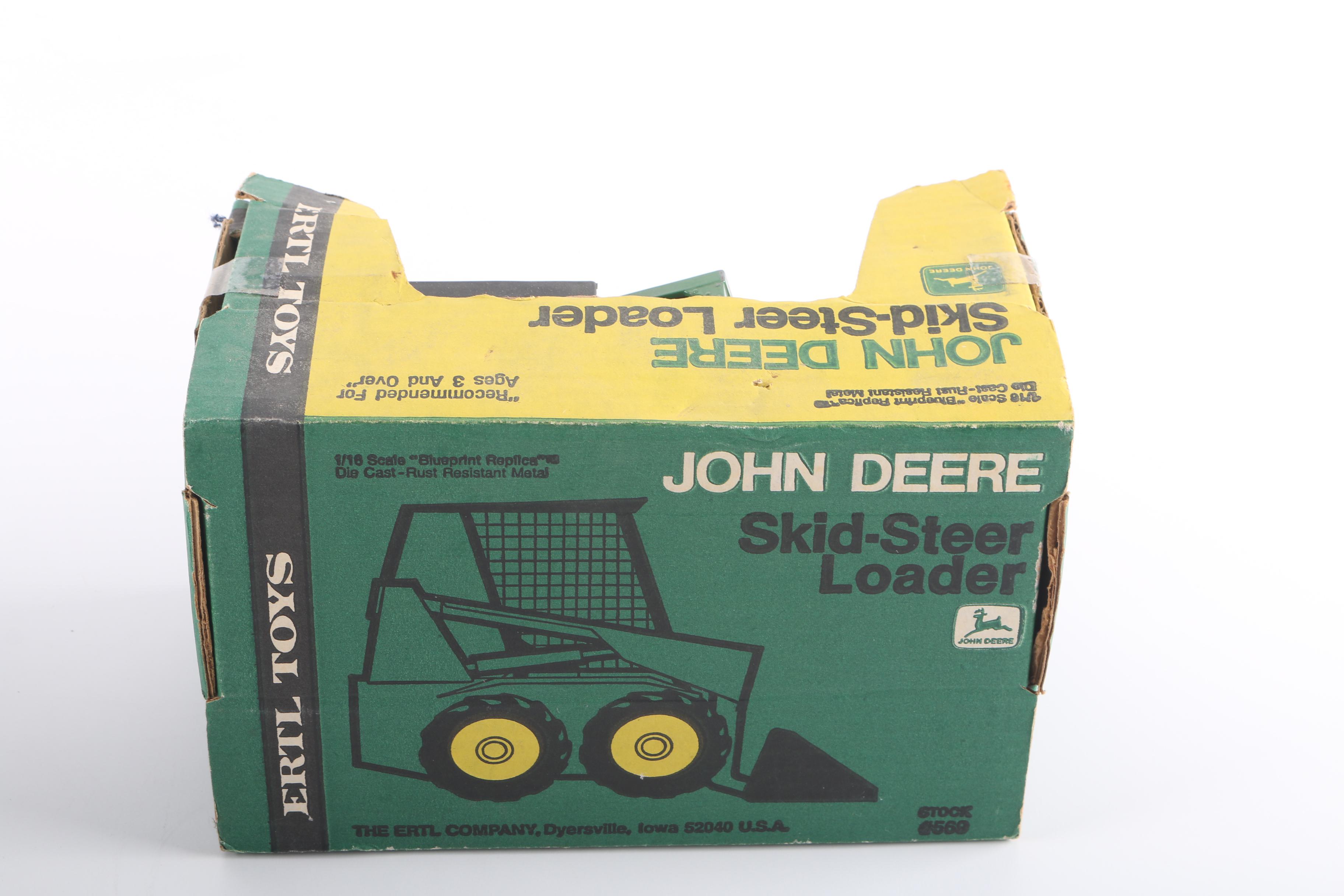 1960s Die-Cast Ertl Tractors and Trailers