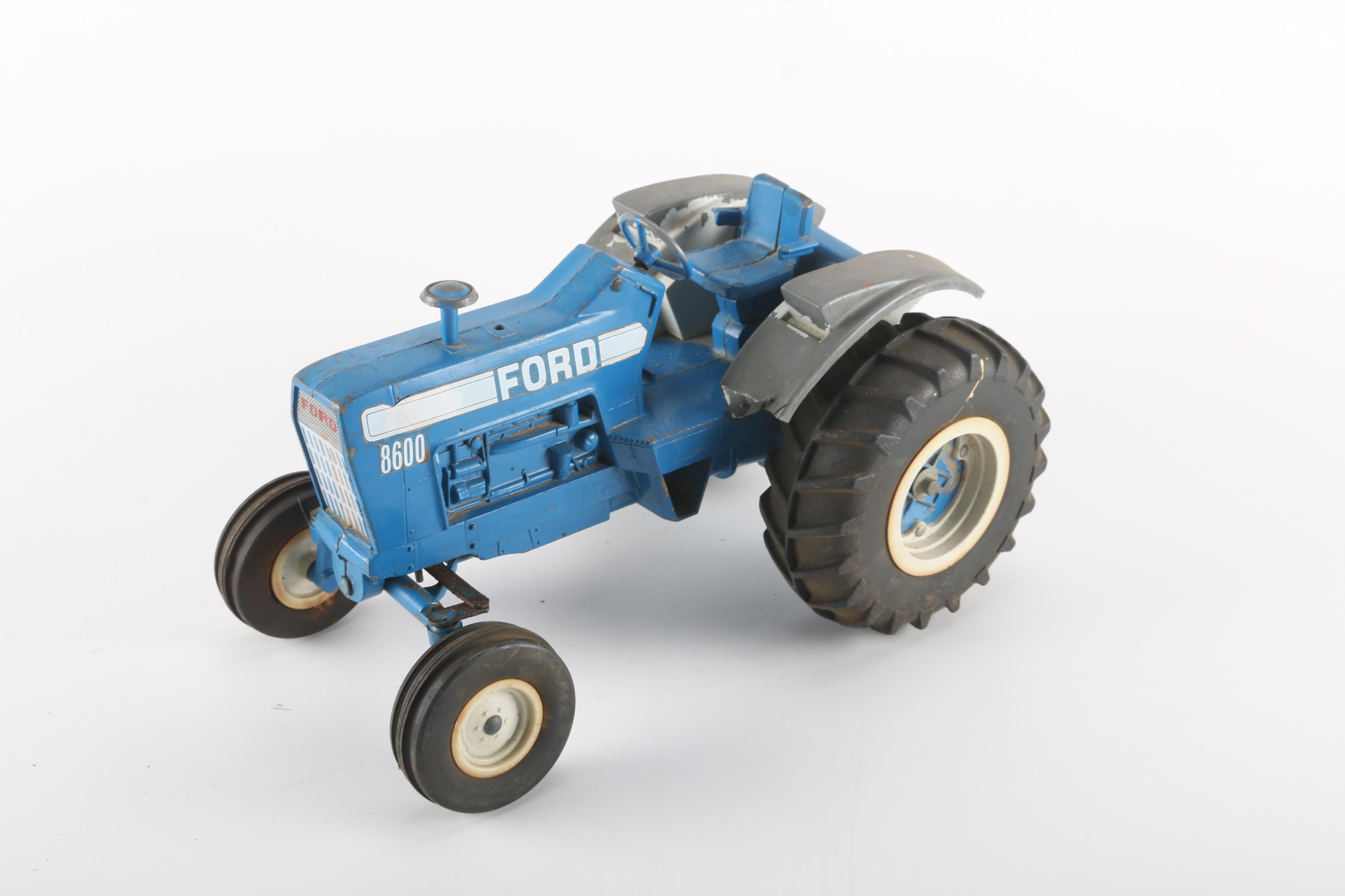 1960s Die-Cast Ertl Tractors and Trailers