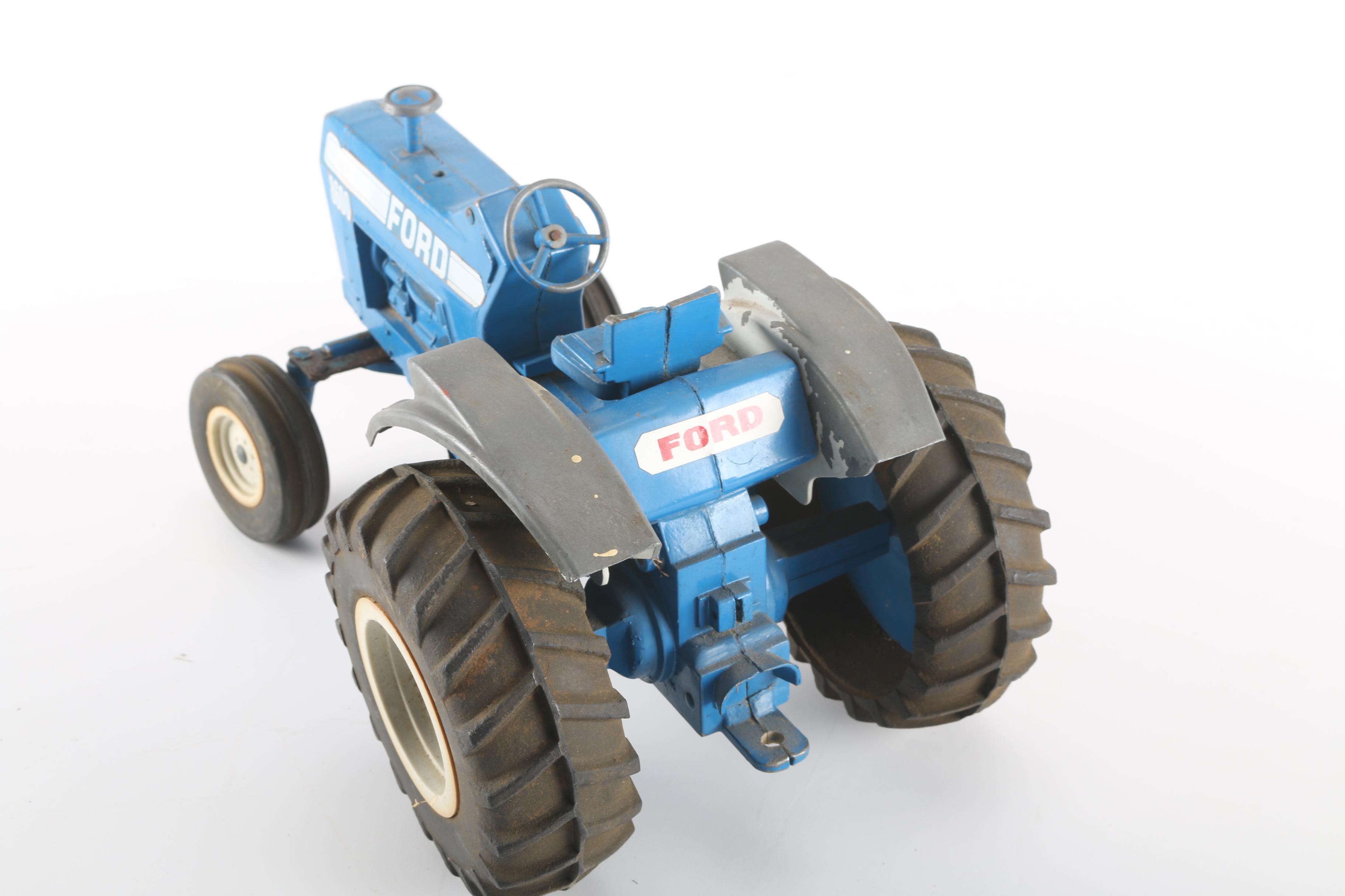 1960s Die-Cast Ertl Tractors and Trailers