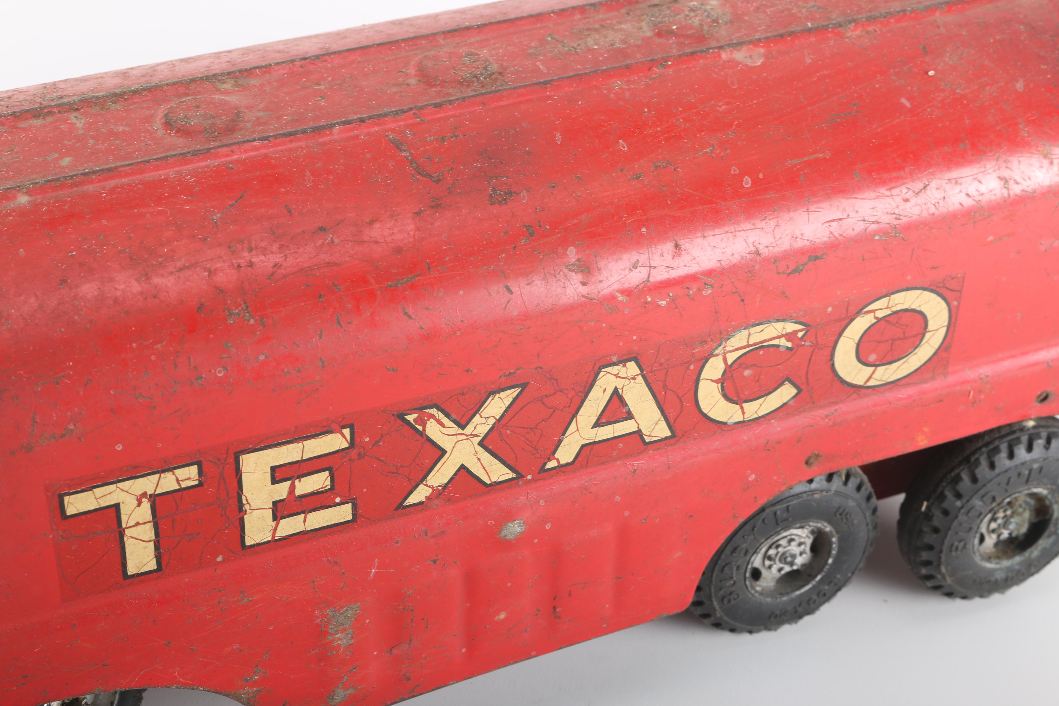 Vintage 1961 Buddy L Moline Steel Texaco Truck