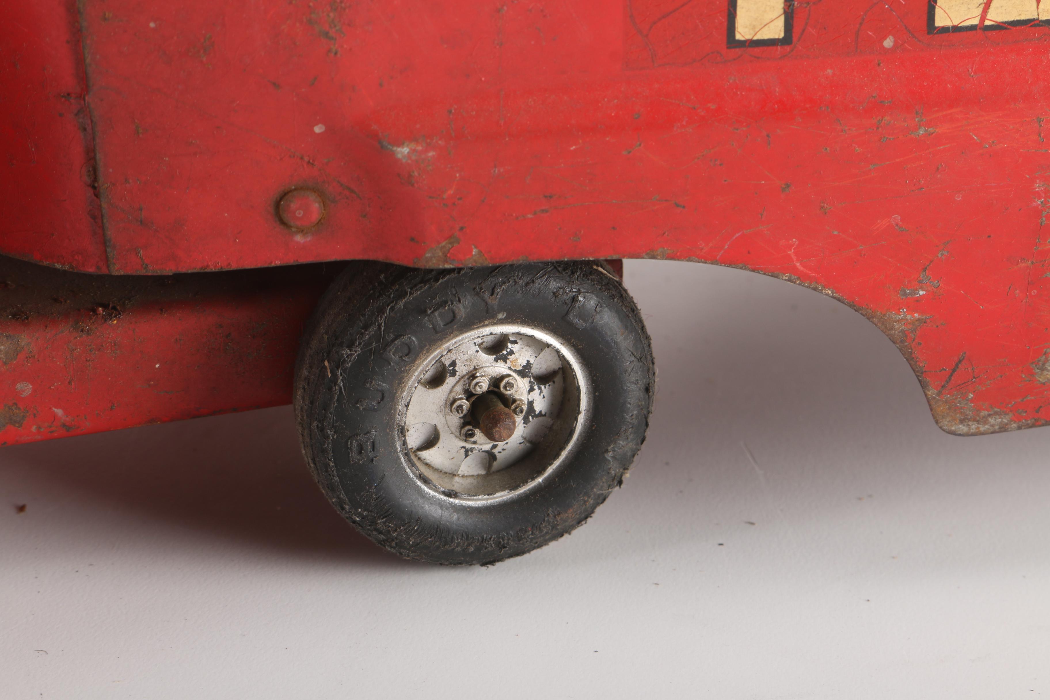 Vintage 1961 Buddy L Moline Steel Texaco Truck