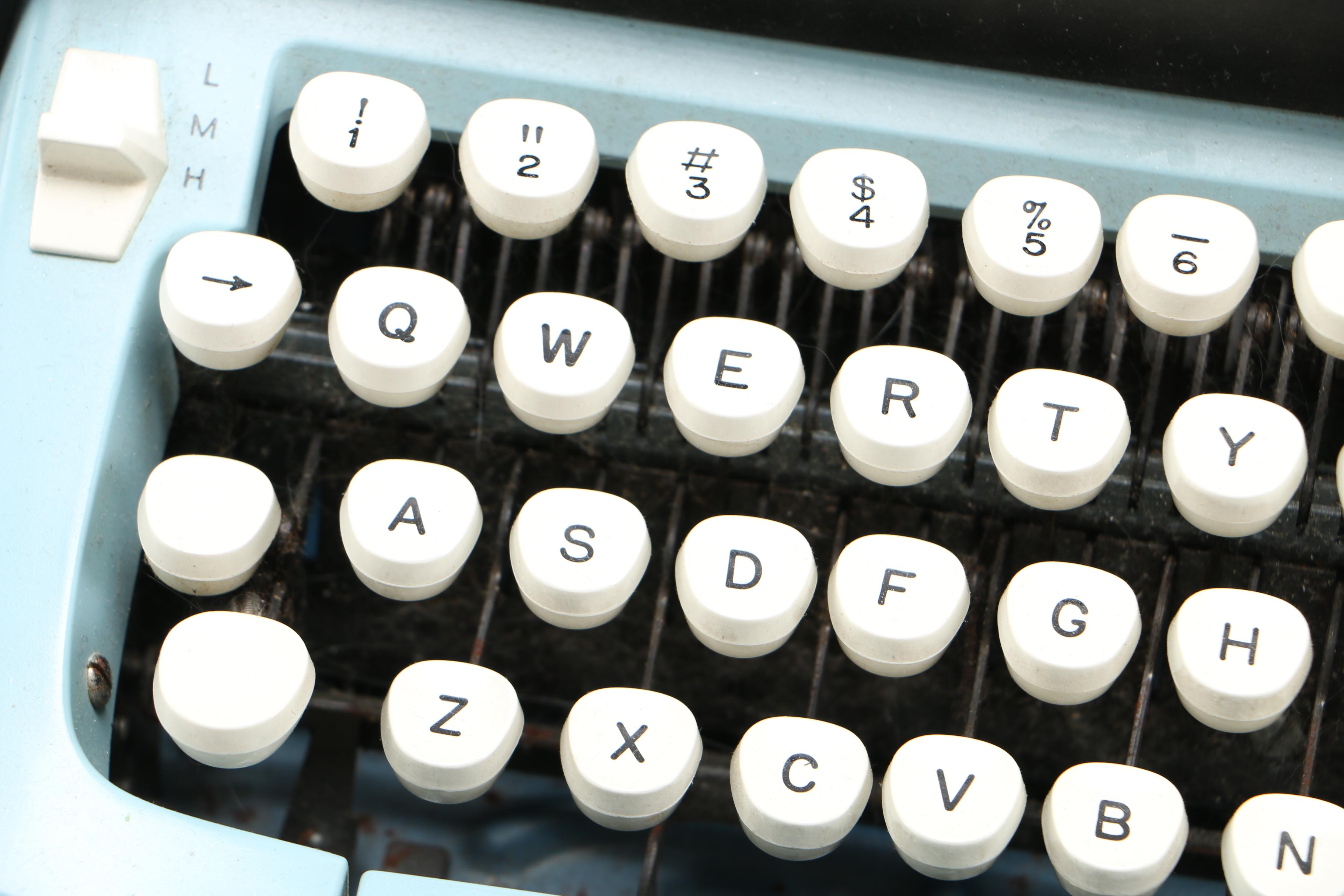 Smith-Corona Sterling Typewriter with Case