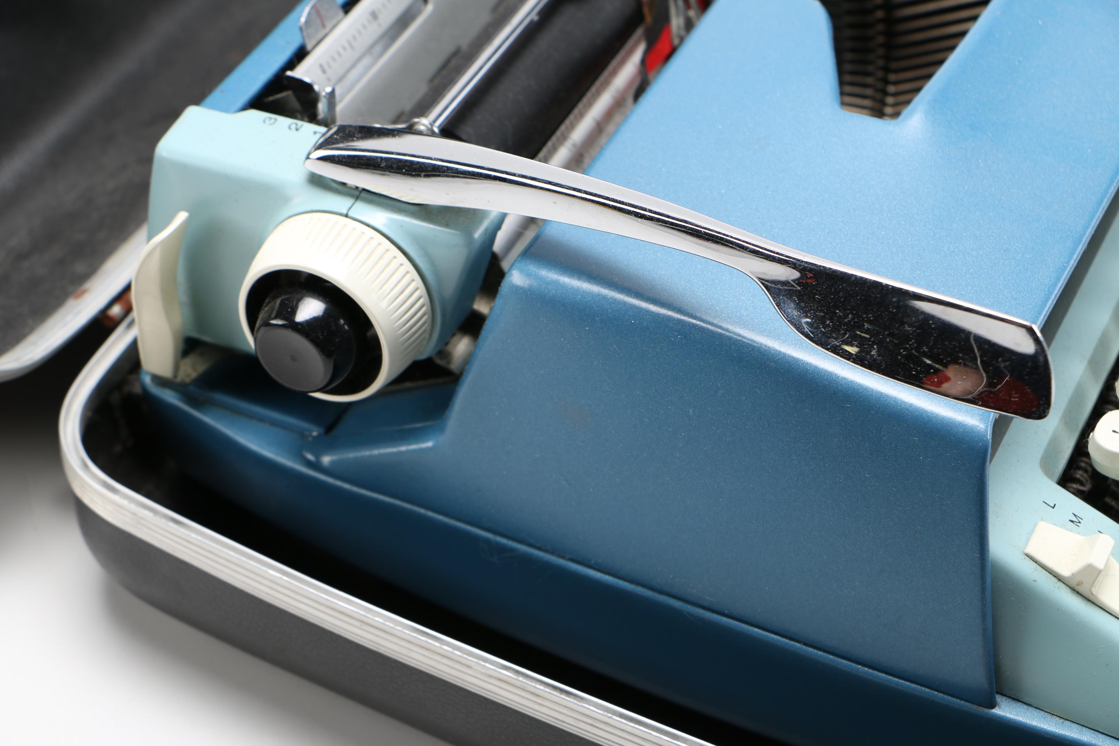 Smith-Corona Sterling Typewriter with Case