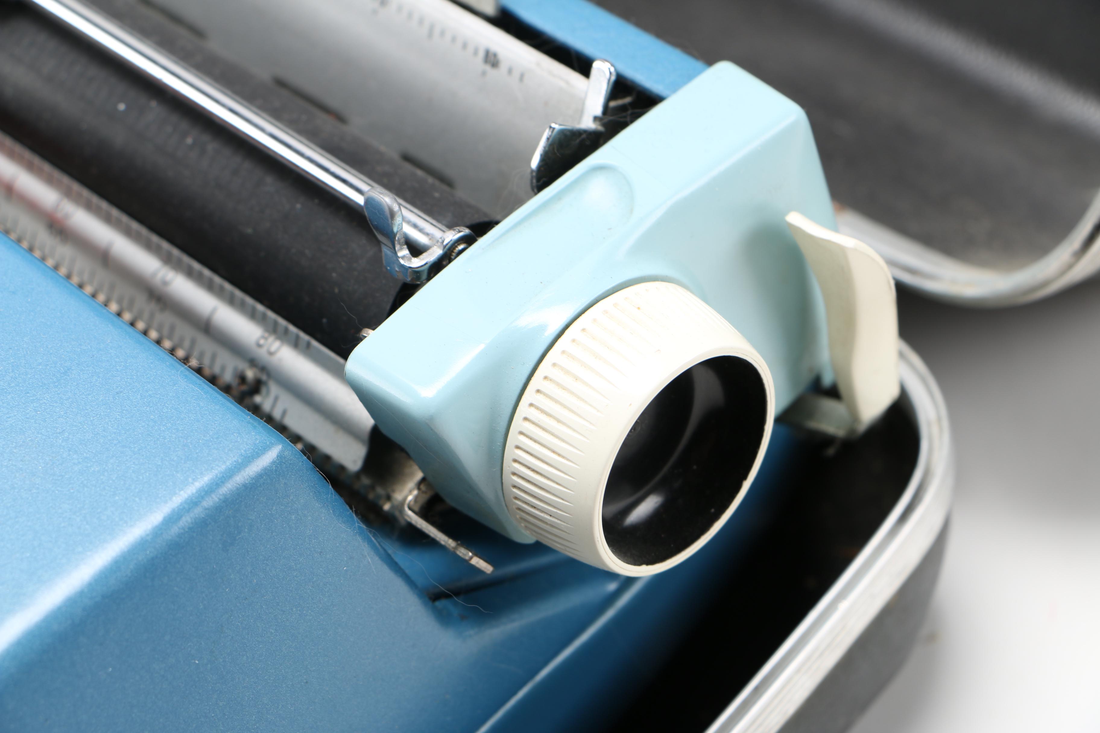 Smith-Corona Sterling Typewriter with Case