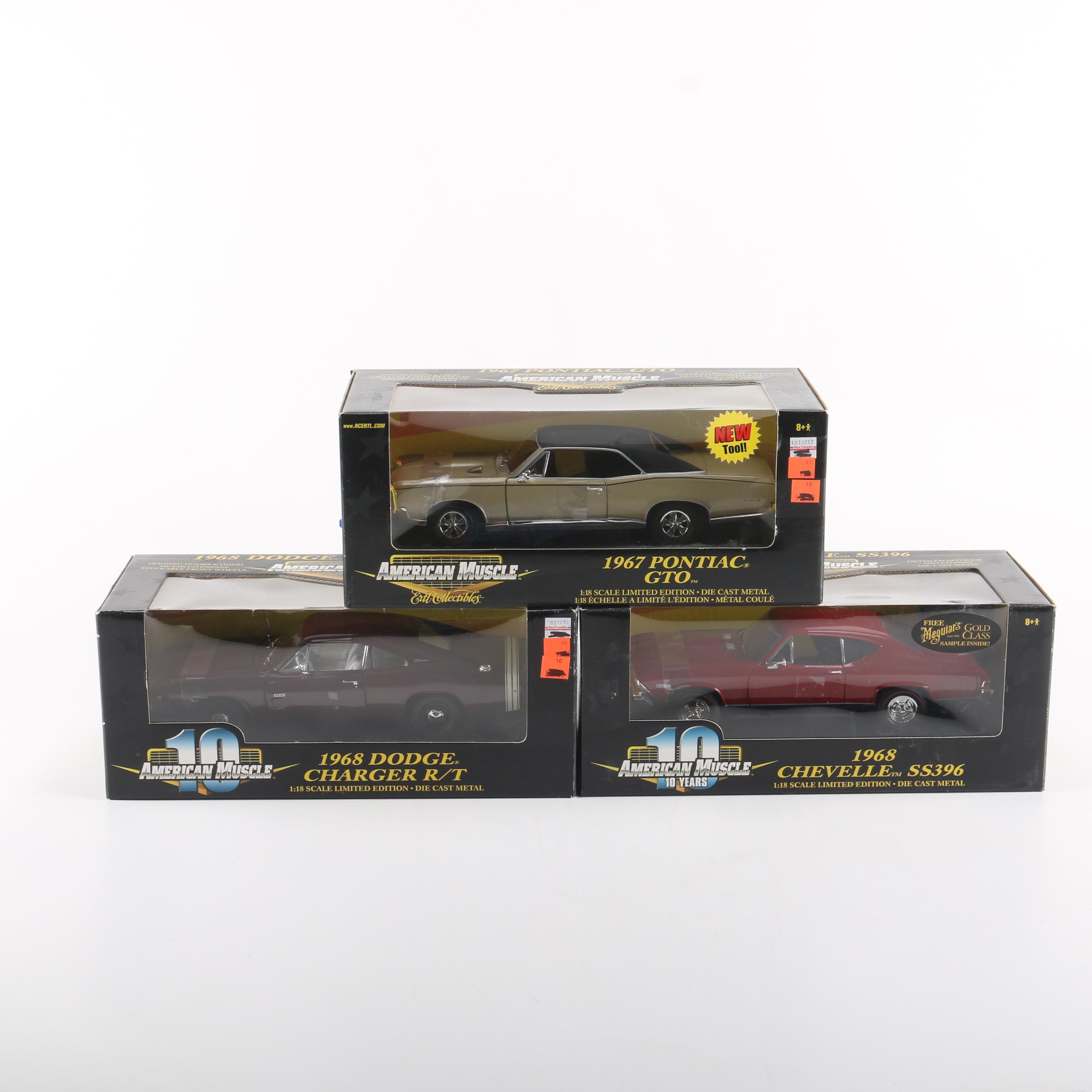 Collection of American Muscle Die-Cast Cars
