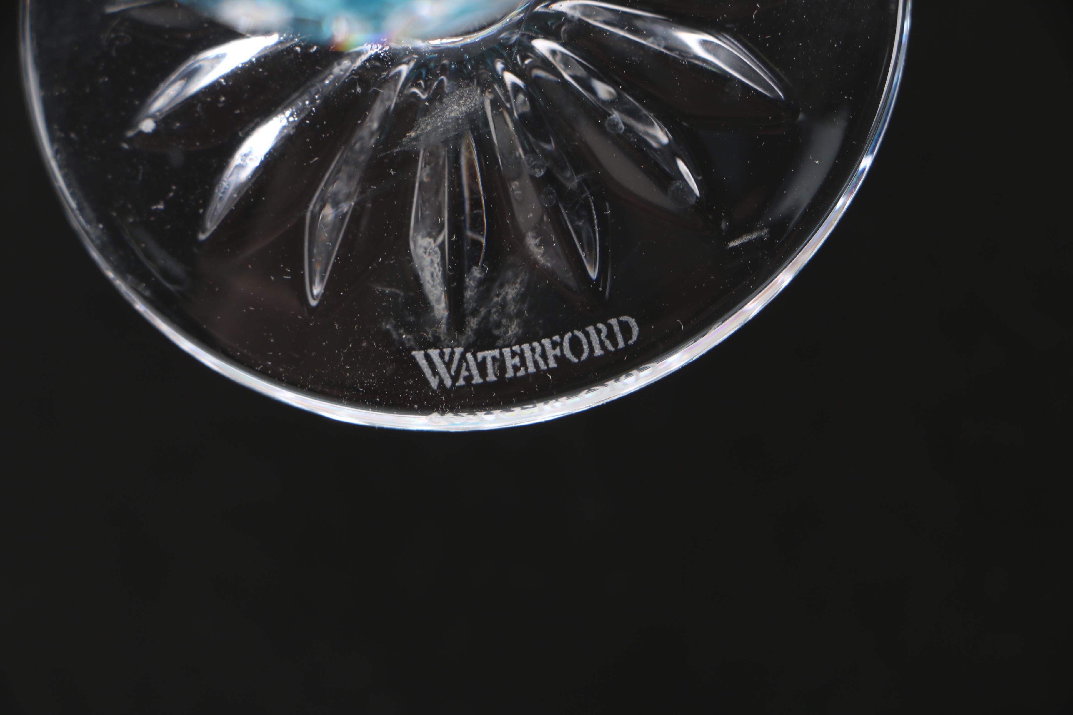 Waterford "Lismore" Blue Crystal Vase