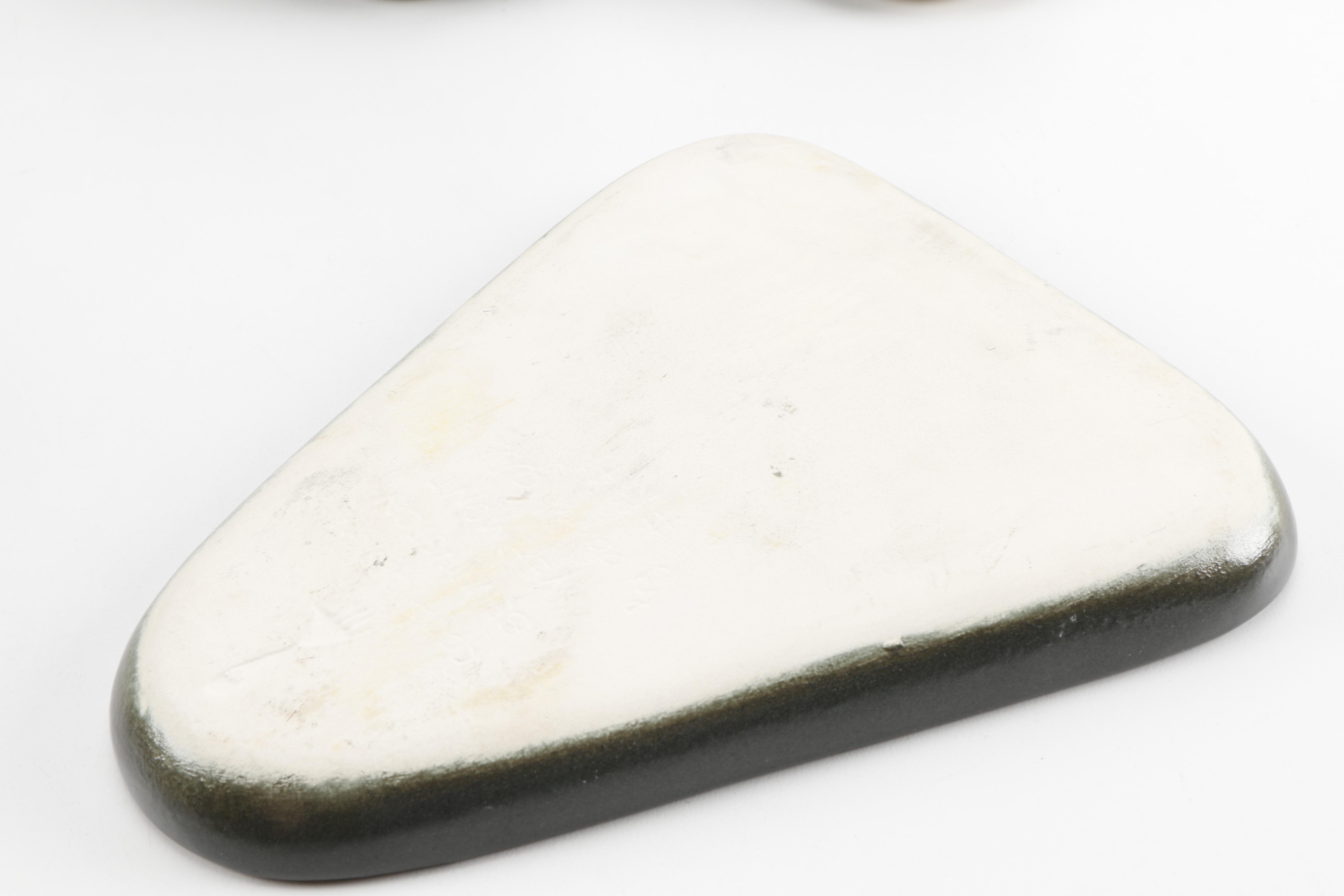 Bennington Pottery "Coop Design" White Stoneware Luncheon Set