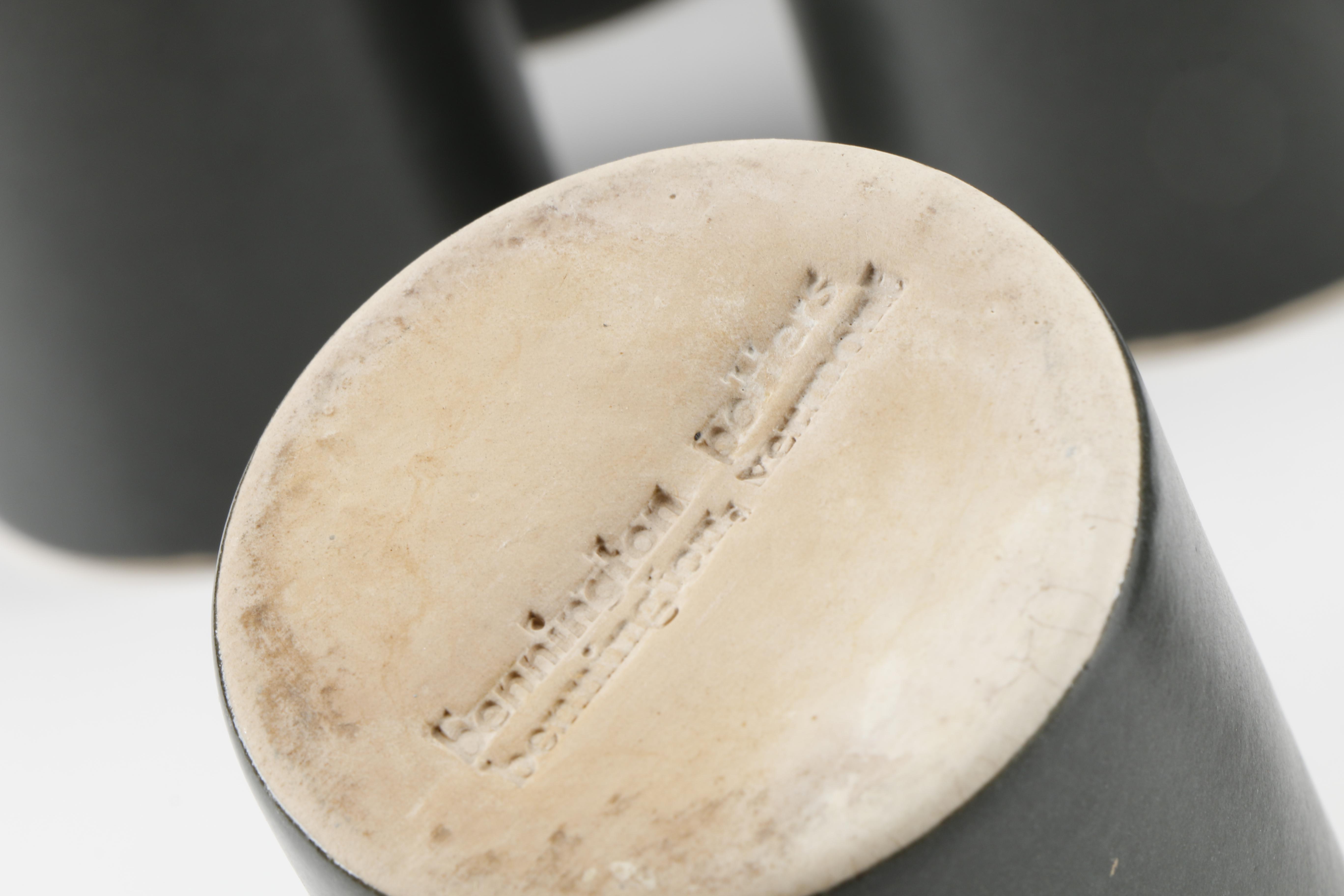 Bennington Pottery "Coop Design" White Stoneware Luncheon Set