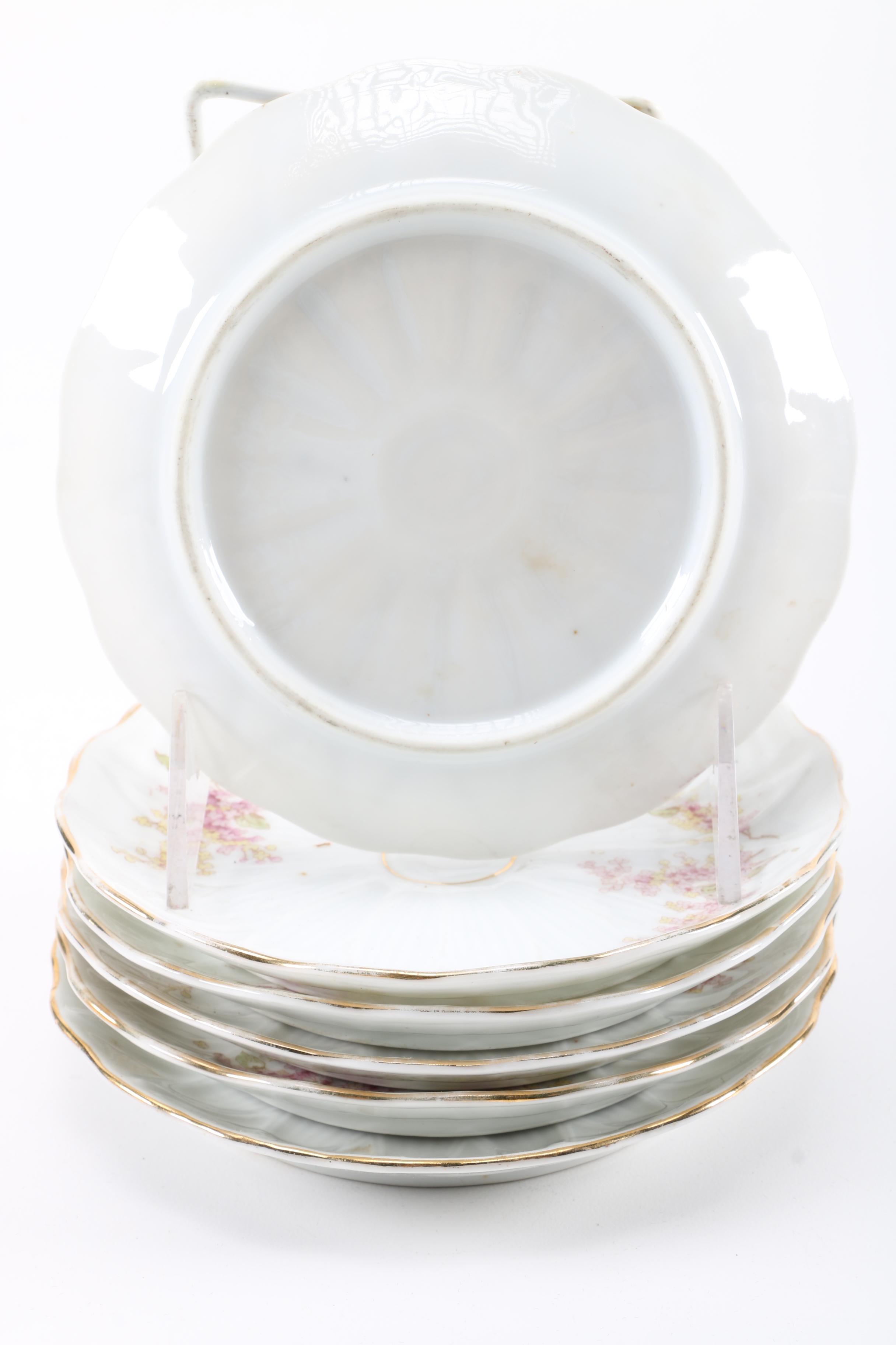 Pink Floral Porcelain China