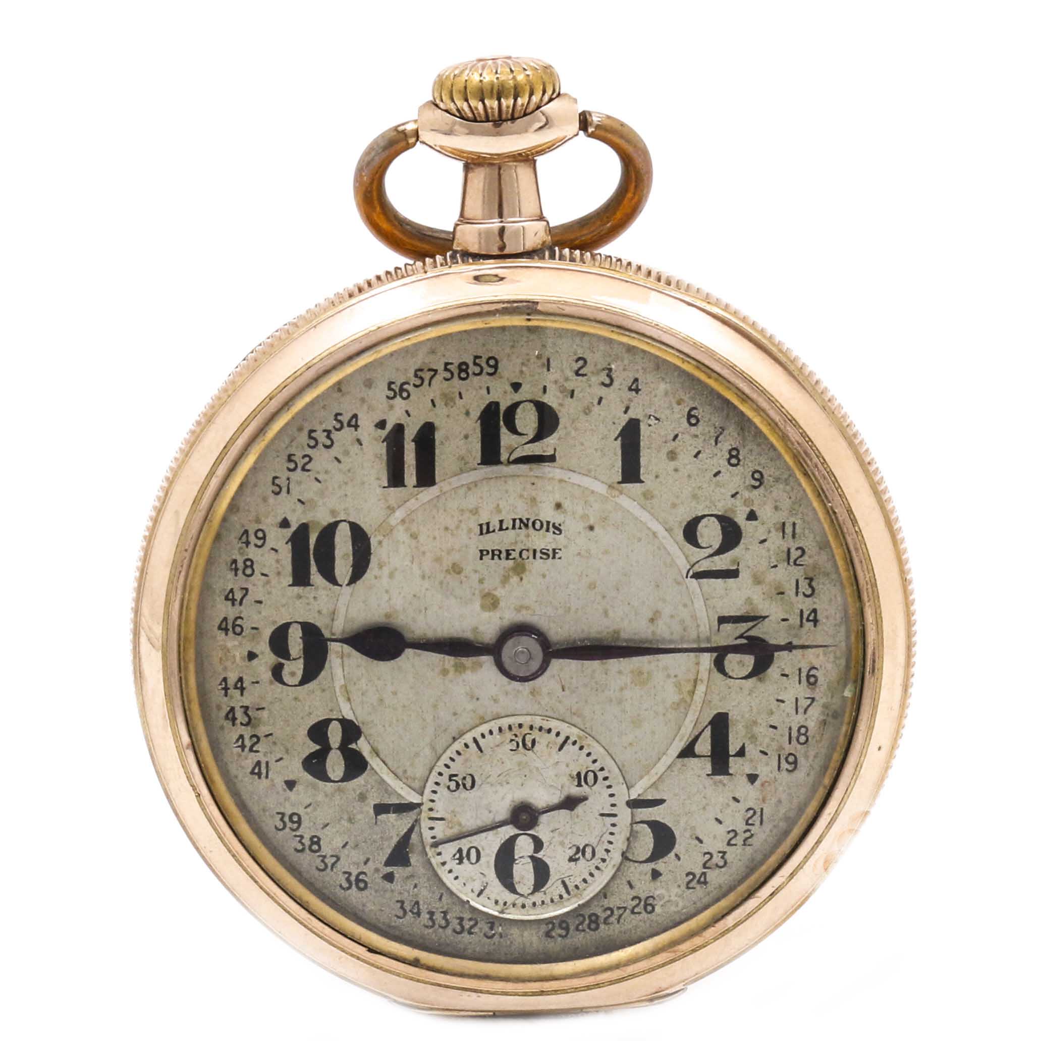 Vintage Illinois "Precise" Gold Filled Pocket Watch