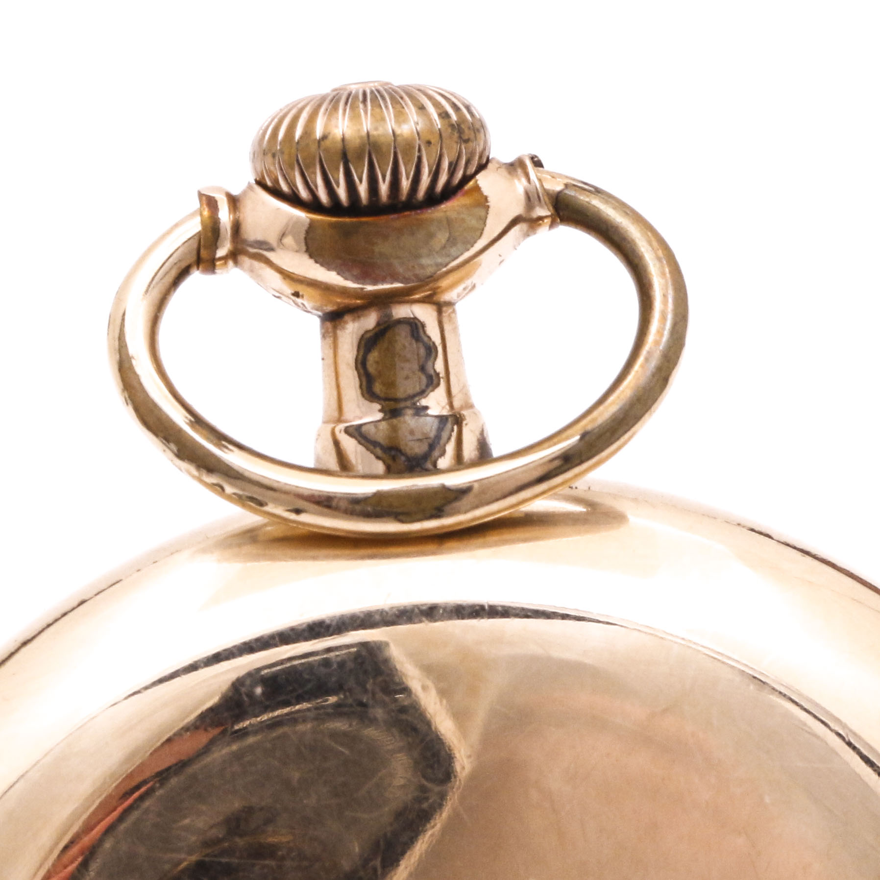 Vintage Illinois Gold Filled Open Face Pocket Watch