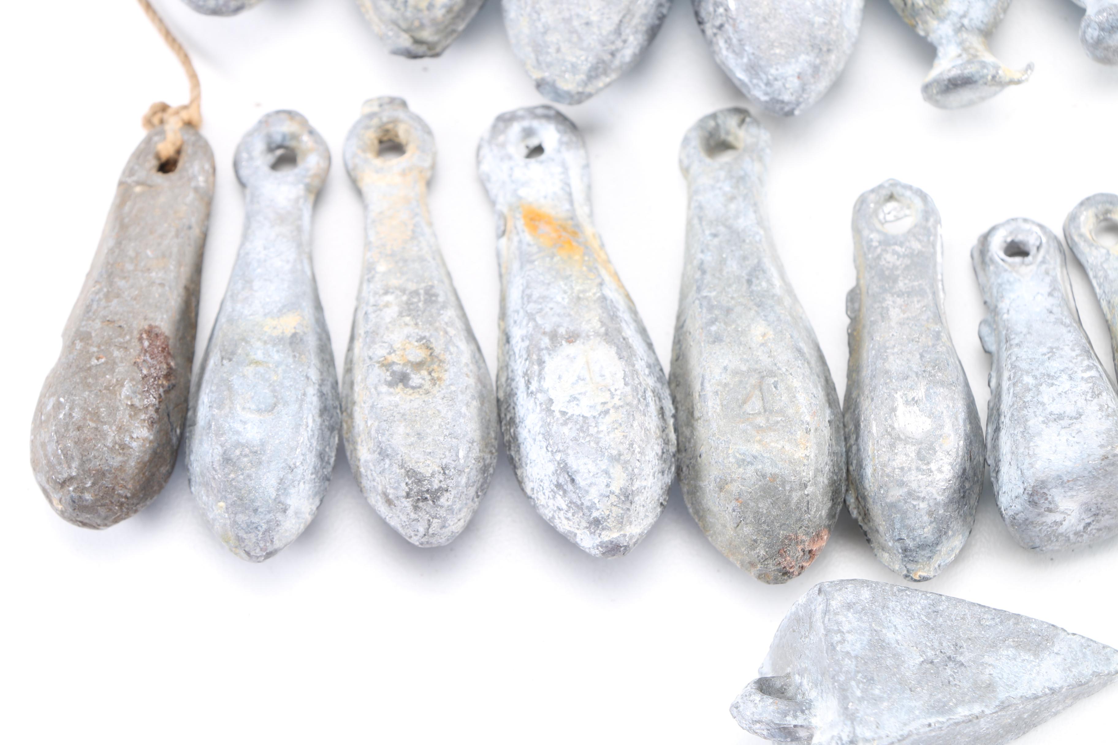 Embossing Seals and Fishing Weights